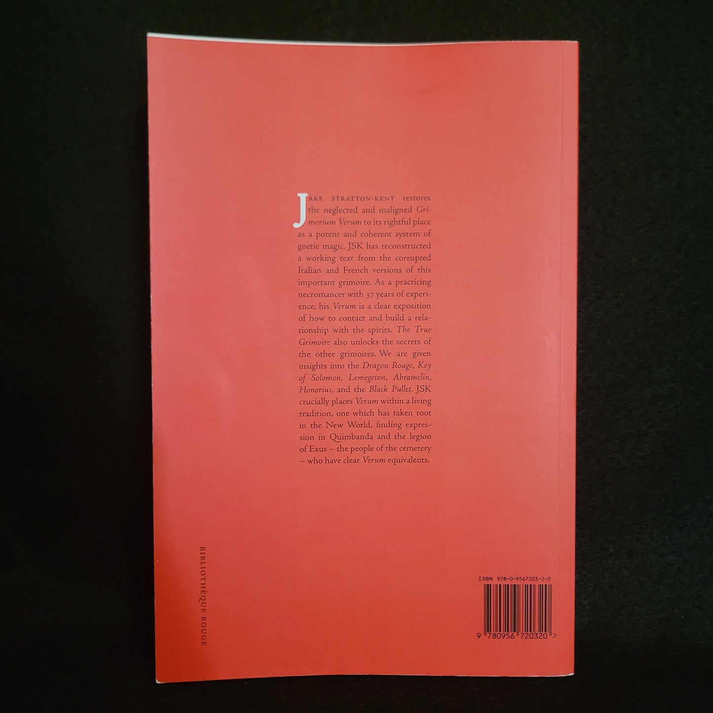 The True Grimoire: Encyclopedia Goetica Volume I by Jake Stratton-Kent (Scarlet Imprint, 2010) First Edition Paperback