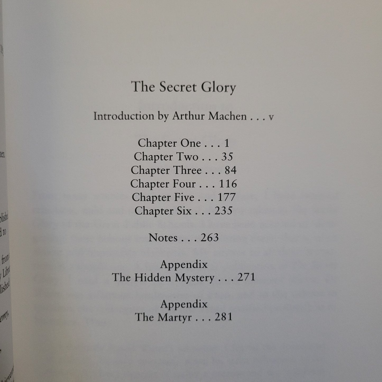 The Secret Glory by Arthur Machen (Tartarus Press, 2021) Limited Edition Hardback
