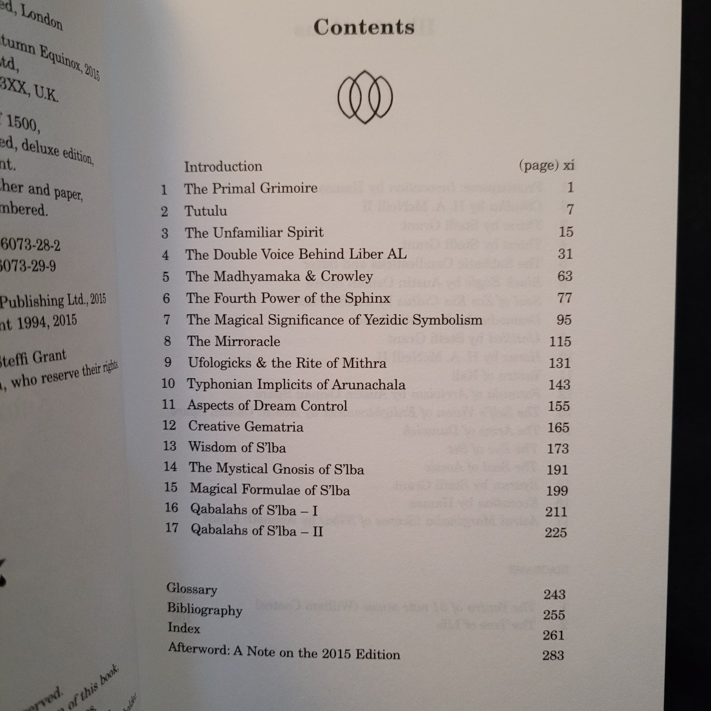 Outer Gateways by Kenneth Grant Enhanced Hardcover Edition (Starfire Publishing, 2015)