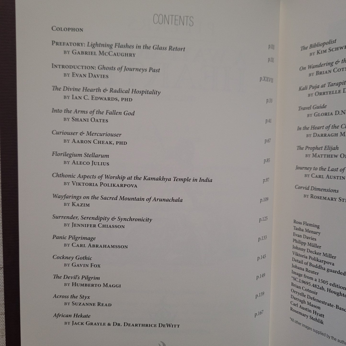 Pillars: A Wayfarer's Hearth Vol. 2, Issue.3) Edited by G. McCaughry & Evan Davies (Anathema Publishing, 2021) Limited Edition Cloth Hardcover