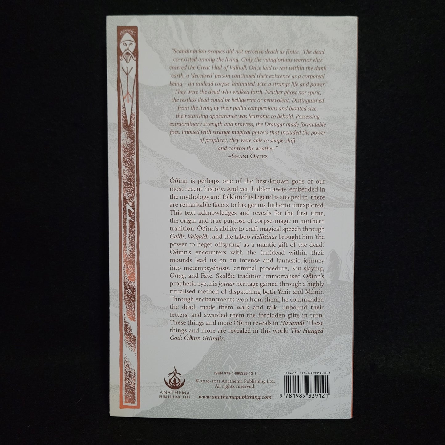 The Hanged God: Óðinn Grímnir by Shani Oates (Anathema Publishing, 2021) Paperback Edition