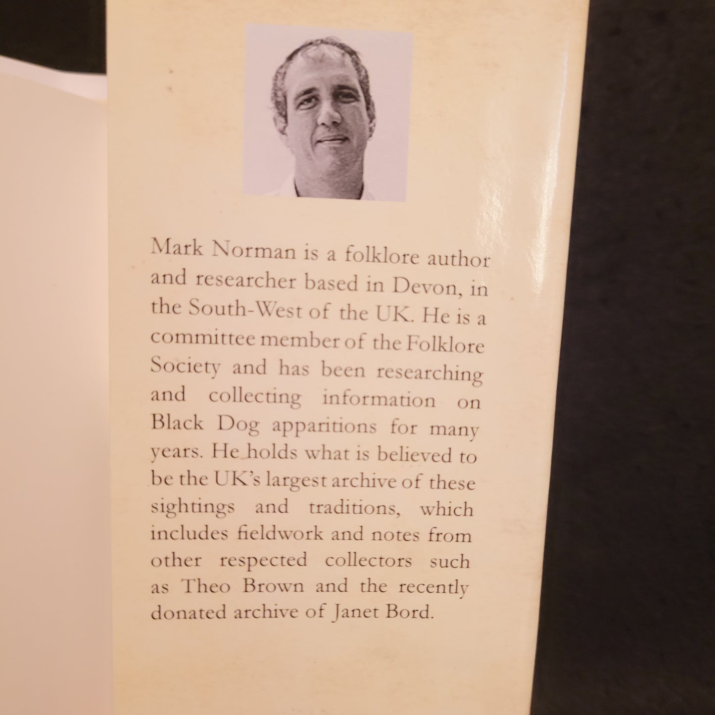 Black Dog Folklore by Mark Norman (Troy Books, 2023) Dust Jacketed Hardback