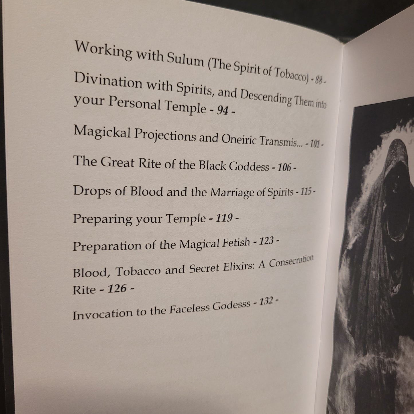 Qaloh-Menah: The Faceless Goddess by Madame Orfa (Sirius Limited Esoterica, 2024) Deluxe Edition Limited to 33 Hand-Numbered Copies