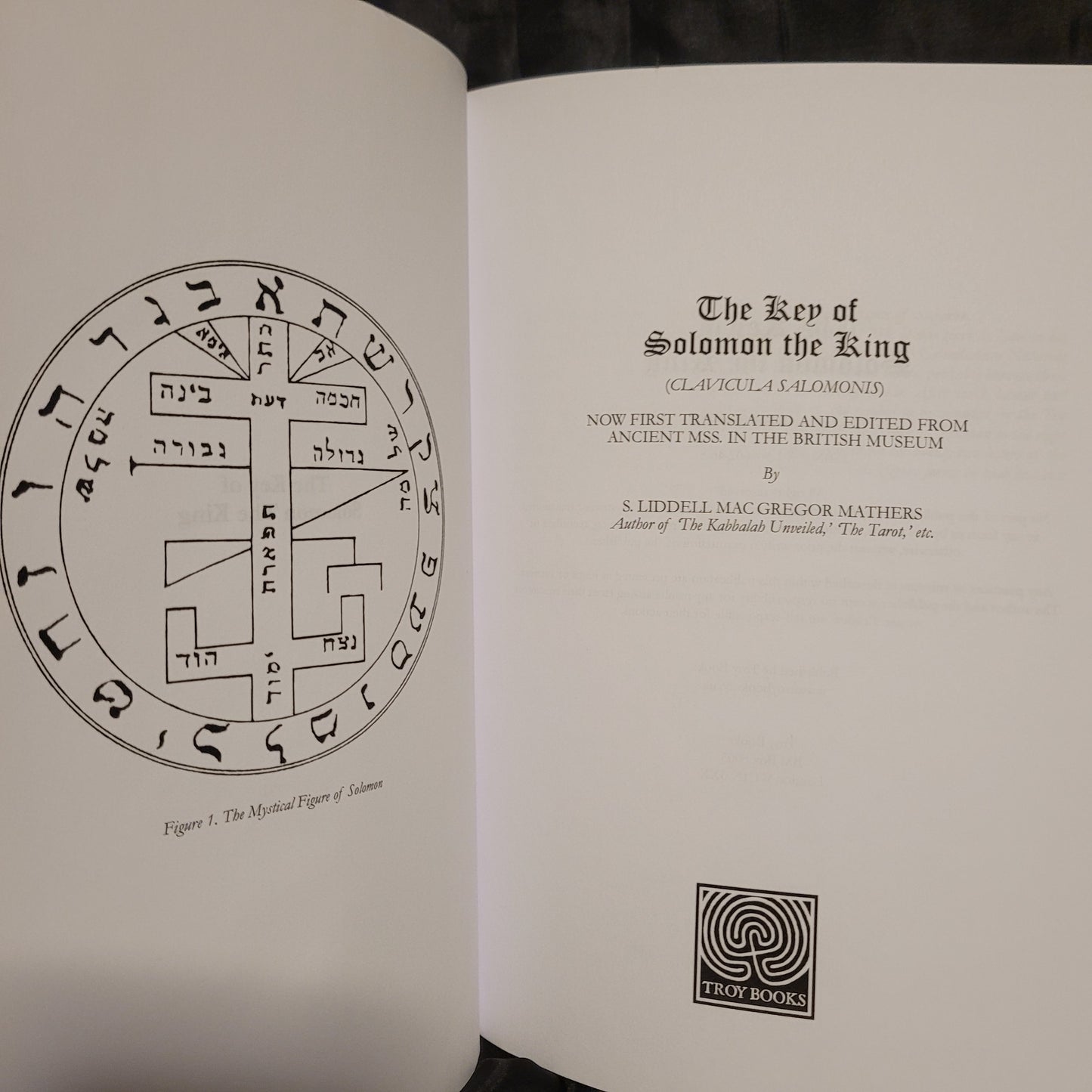 The Key of Solomon the King Translated by S Liddell Mac Gregor Mathers (Troy Books, 2021) Paperback