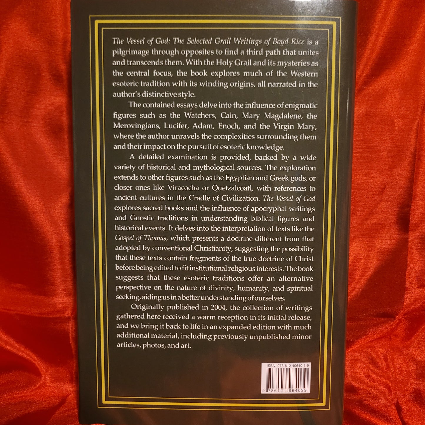 The Vessel of God by Boyd Rice (Manus Sinistra Publishing, 2024) Hardcover Cloth-Bound Edition Limited to 250 Copies