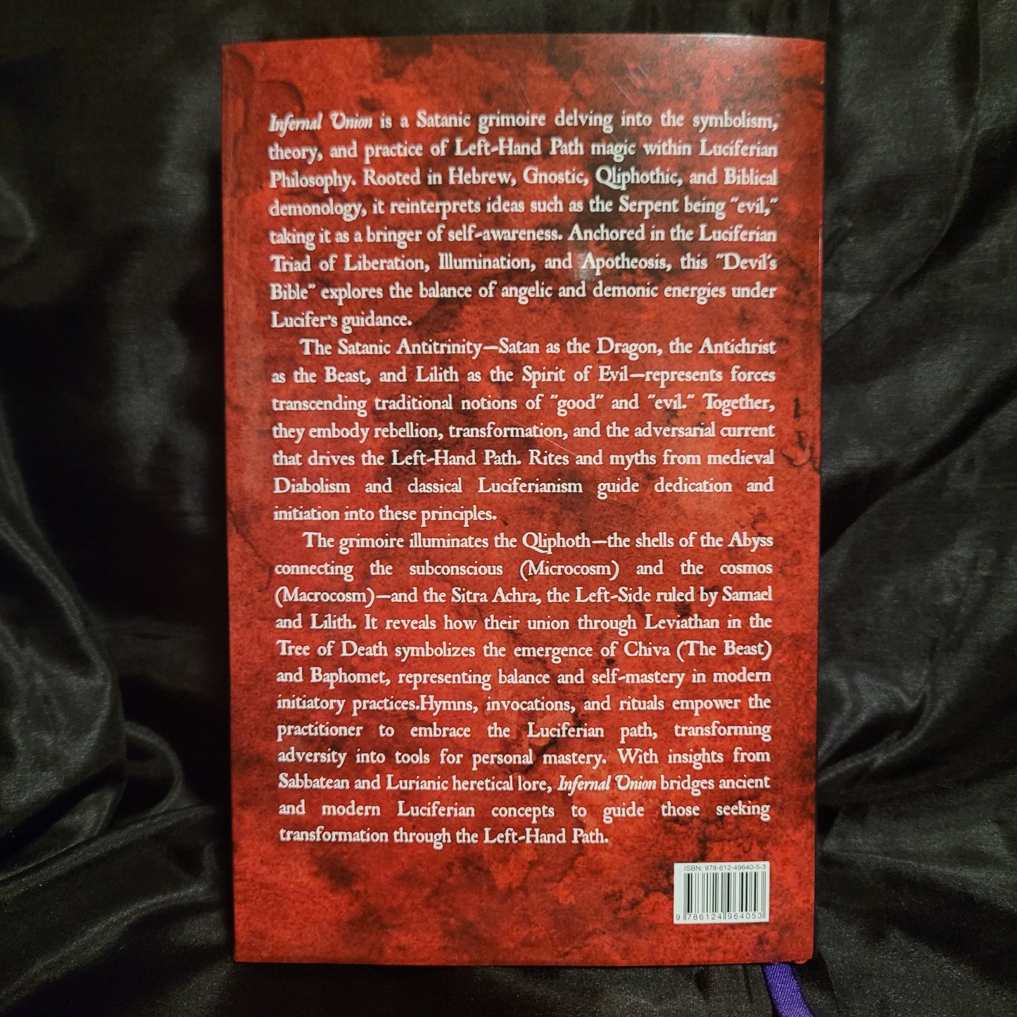 Infernal Union: Sinister Initiation & The Satanic Psalms by Michael W. Ford (Manus Sinistra Publishing, 2024) Limited Edition Hardcover ("Antichrist" Version)