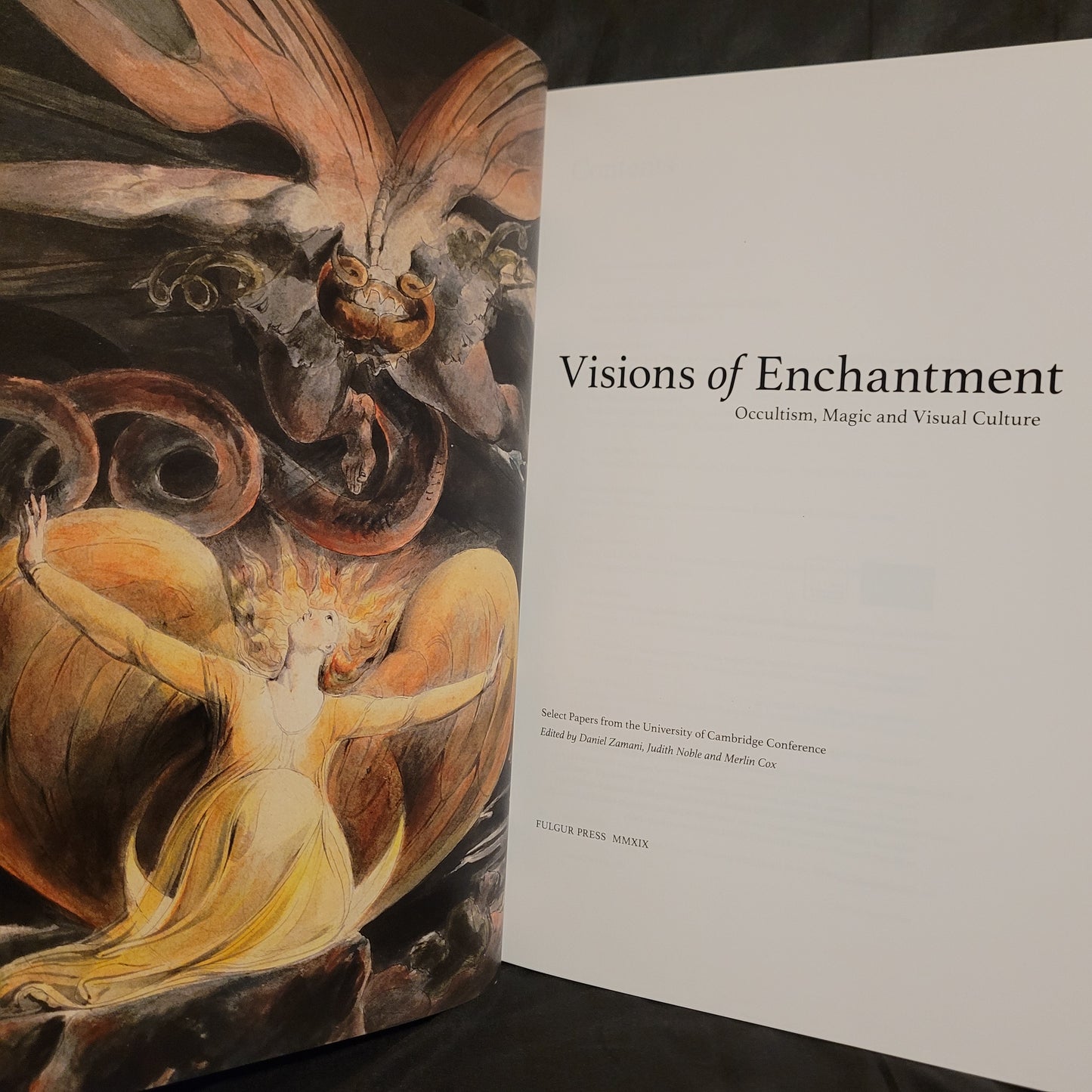 Visions of Enchantment: Occultism, Magic and Visual Culture Edited by Daniel Zamani, Judith Noble and Merlin Cox (Fulgur Press, 2019) Hardcover