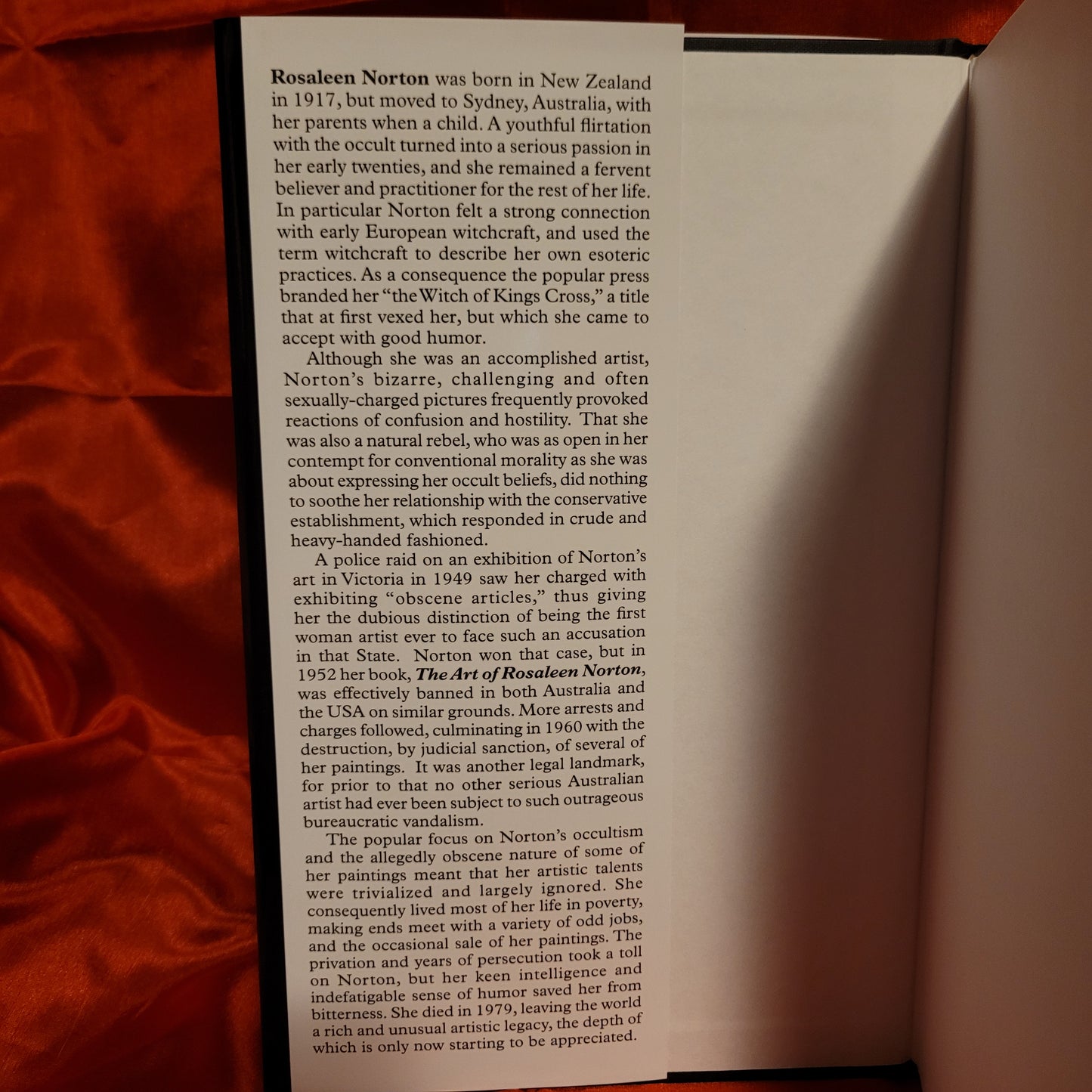 Three Macabre Stories by Rosaleen Norton (The Teitan Press, 2010) Hardcover Limited to 666 Copies