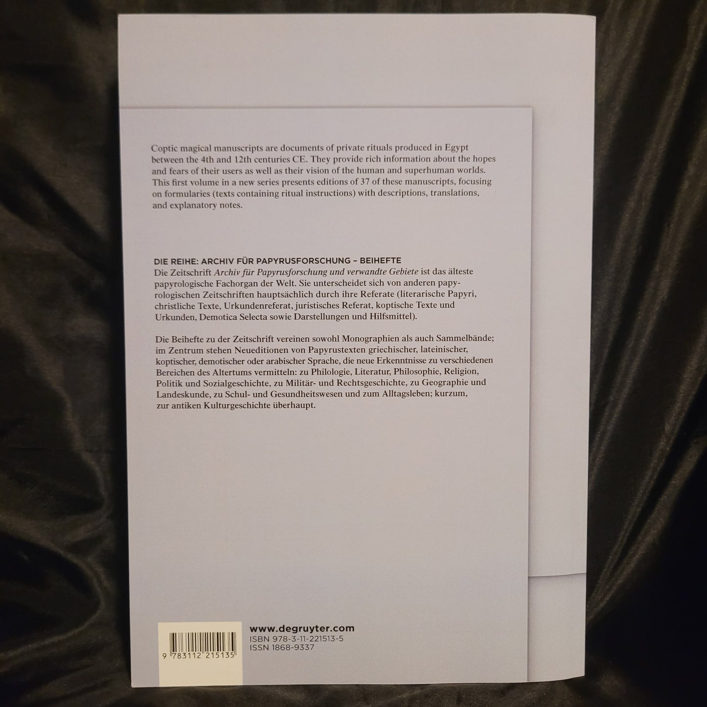 Papyri Copticae Magicae by Korshi Dosoo and Markéta Preininger (De Gruyter, 2025) Paperback