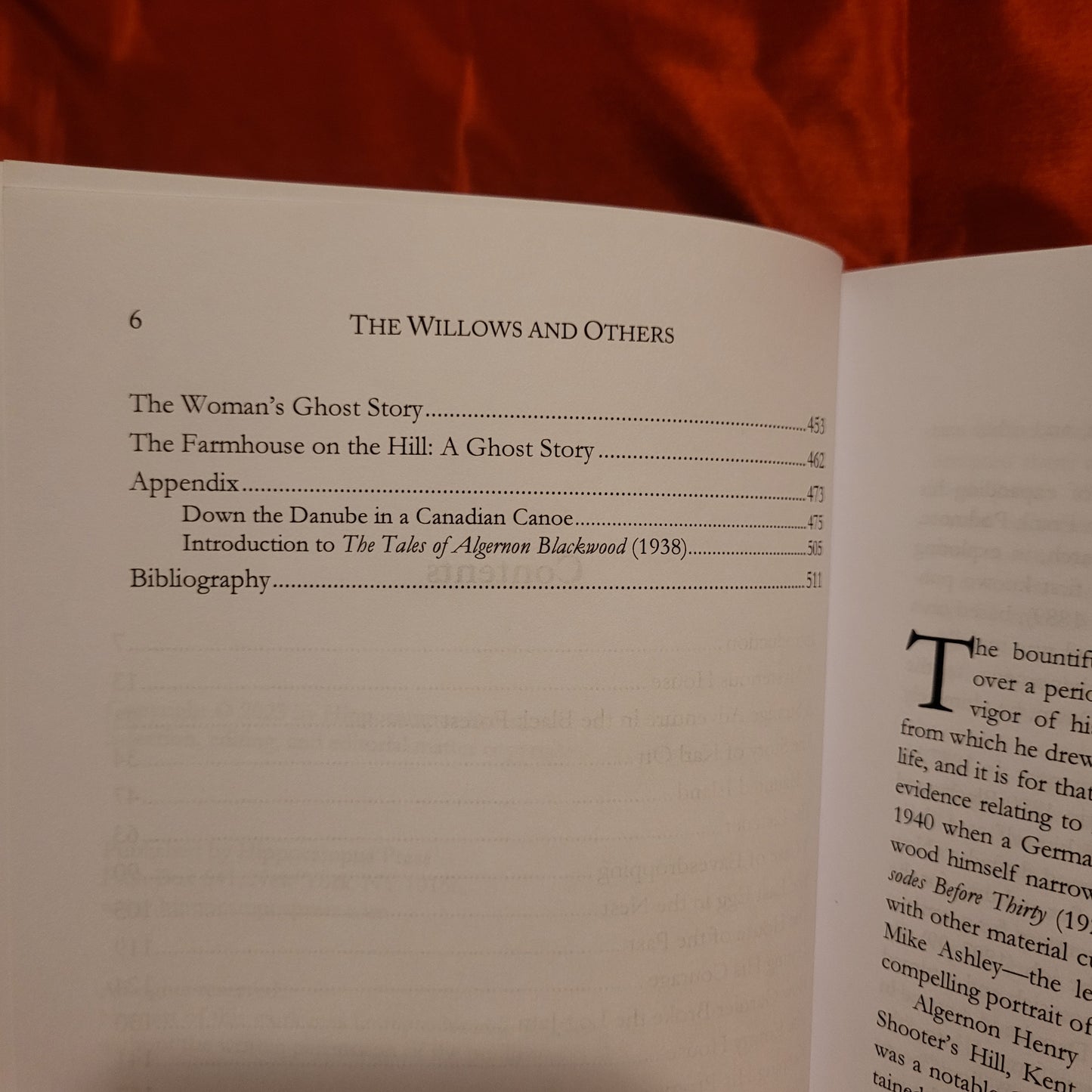 The Willows and Others: Collected Short Fiction of Algernon Blackwood, Volume 1 Edited by S.T. Joshi (Hippocampus Press, 2023) Paperback