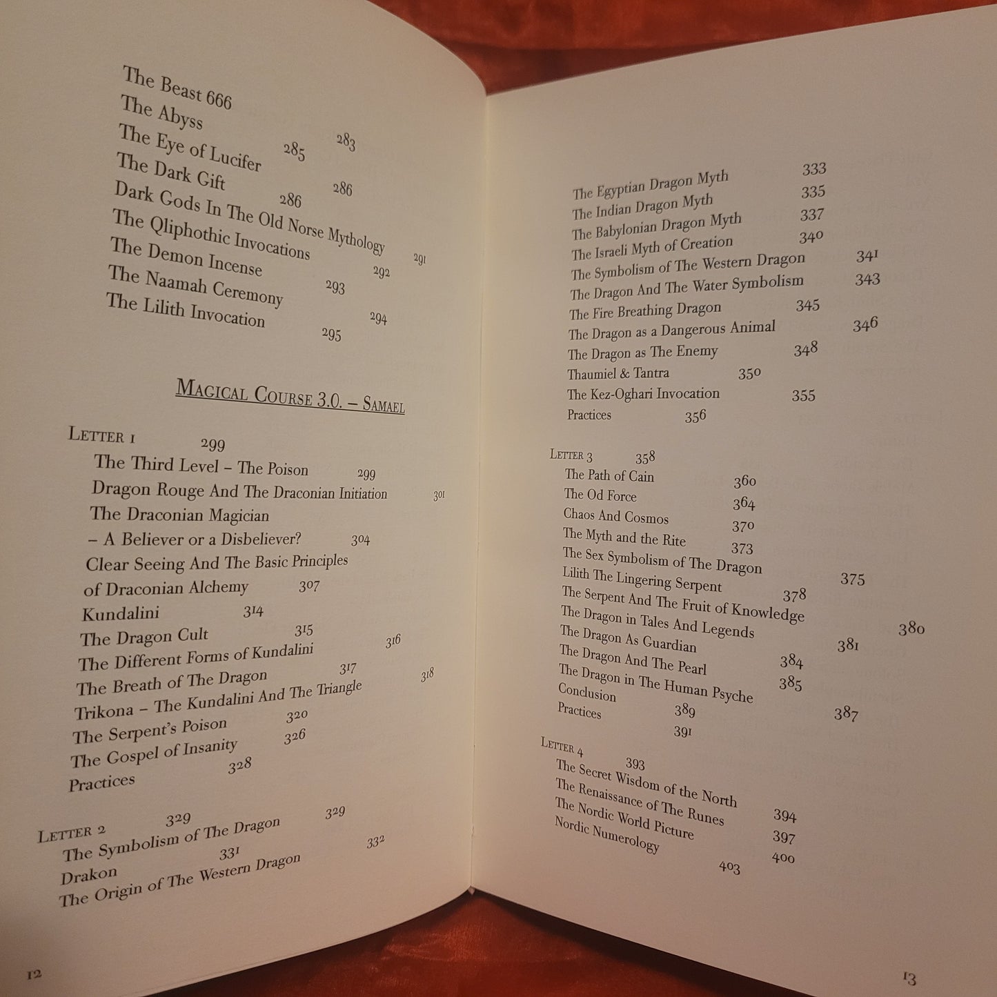 Draconian Initiations: The Dragon Rouge Magical Courses by Thomas Karlsson (Manus Sinistra, 2025) Hardcover