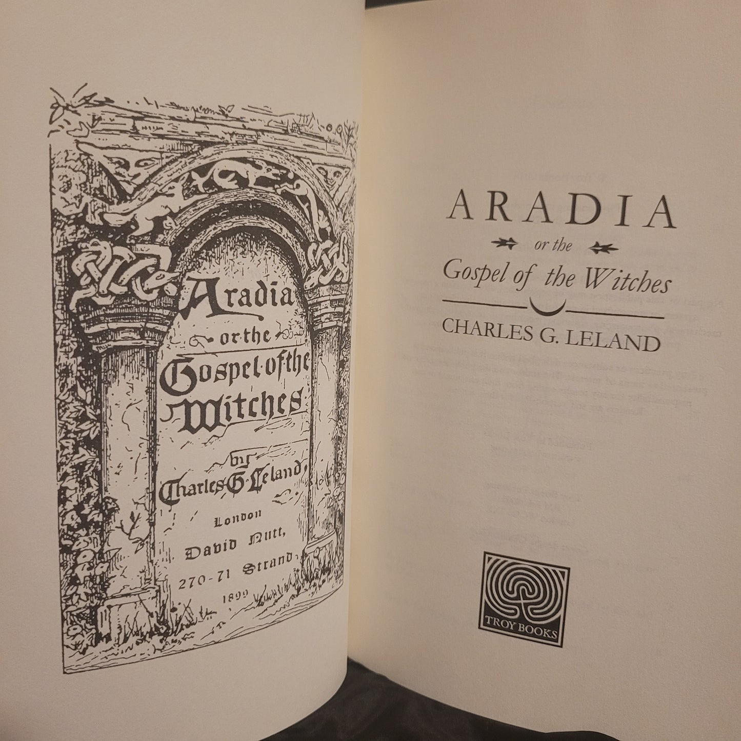 Aradia
or The Gospel
of the Witches by Charles Godfrey Leland with a Foreword by Gemma Gary (Troy Books) Paperback
