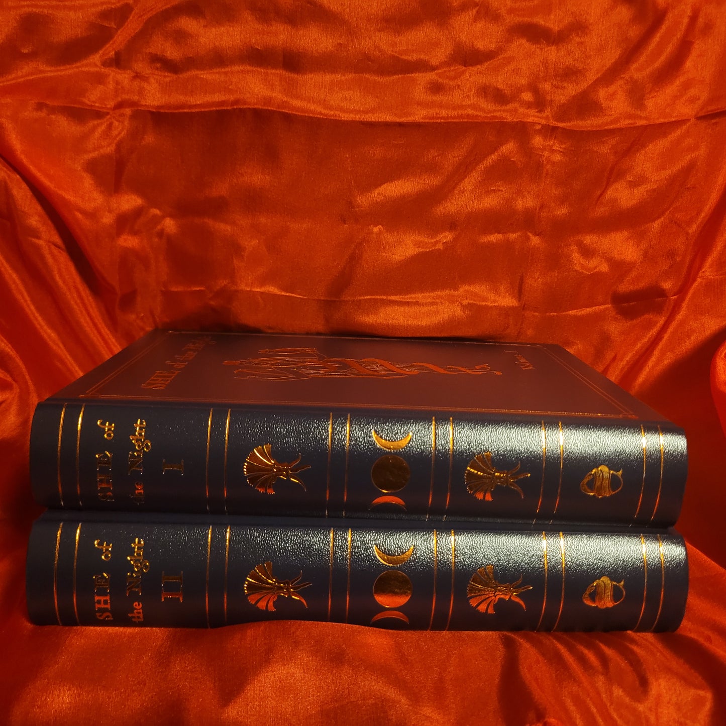 She of the Night by Idlu Lili Regulus (Theion Publishing, 2025) Fine Hardcover Edition Volumes I and II