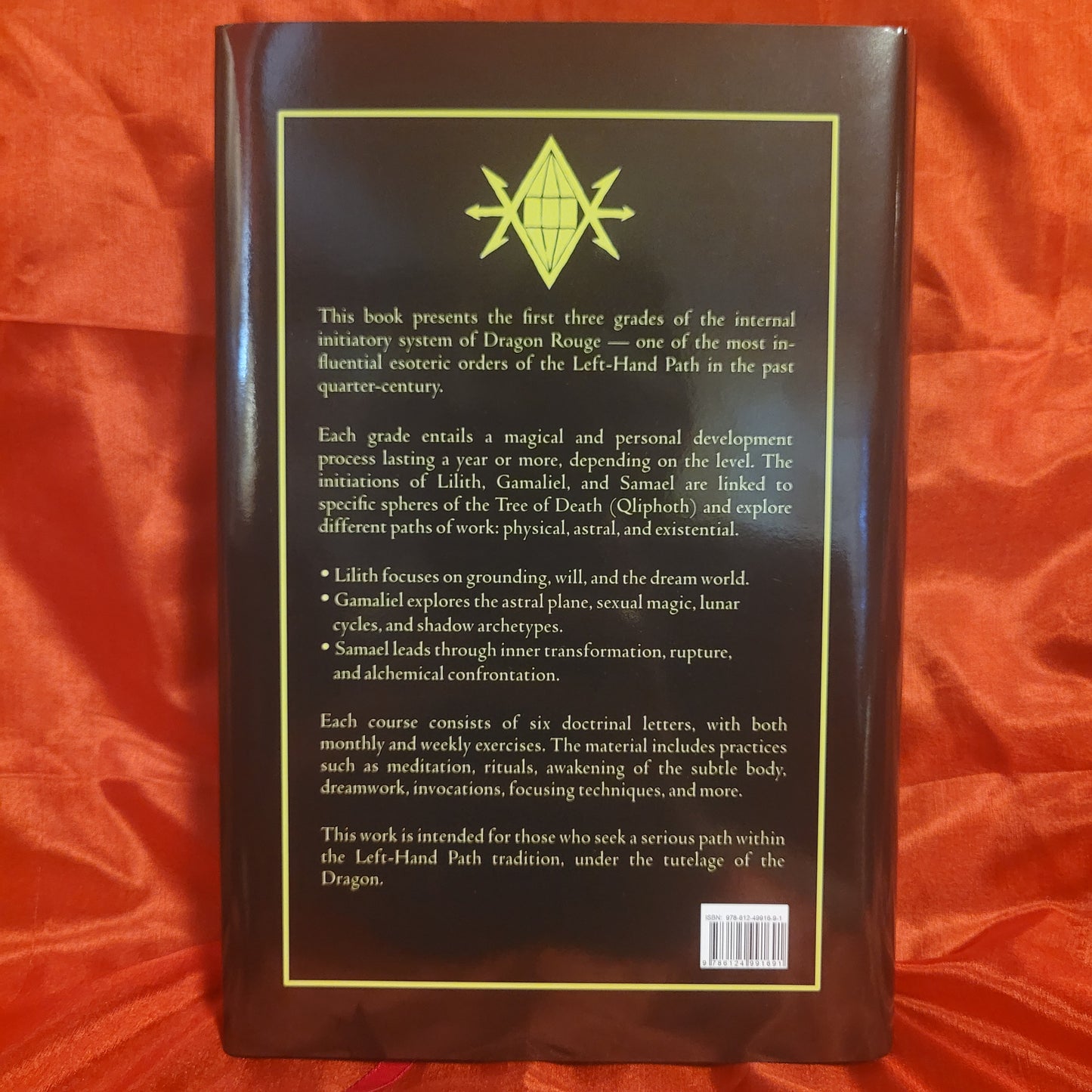 Draconian Initiations: The Dragon Rouge Magical Courses by Thomas Karlsson (Manus Sinistra, 2025) Hardcover