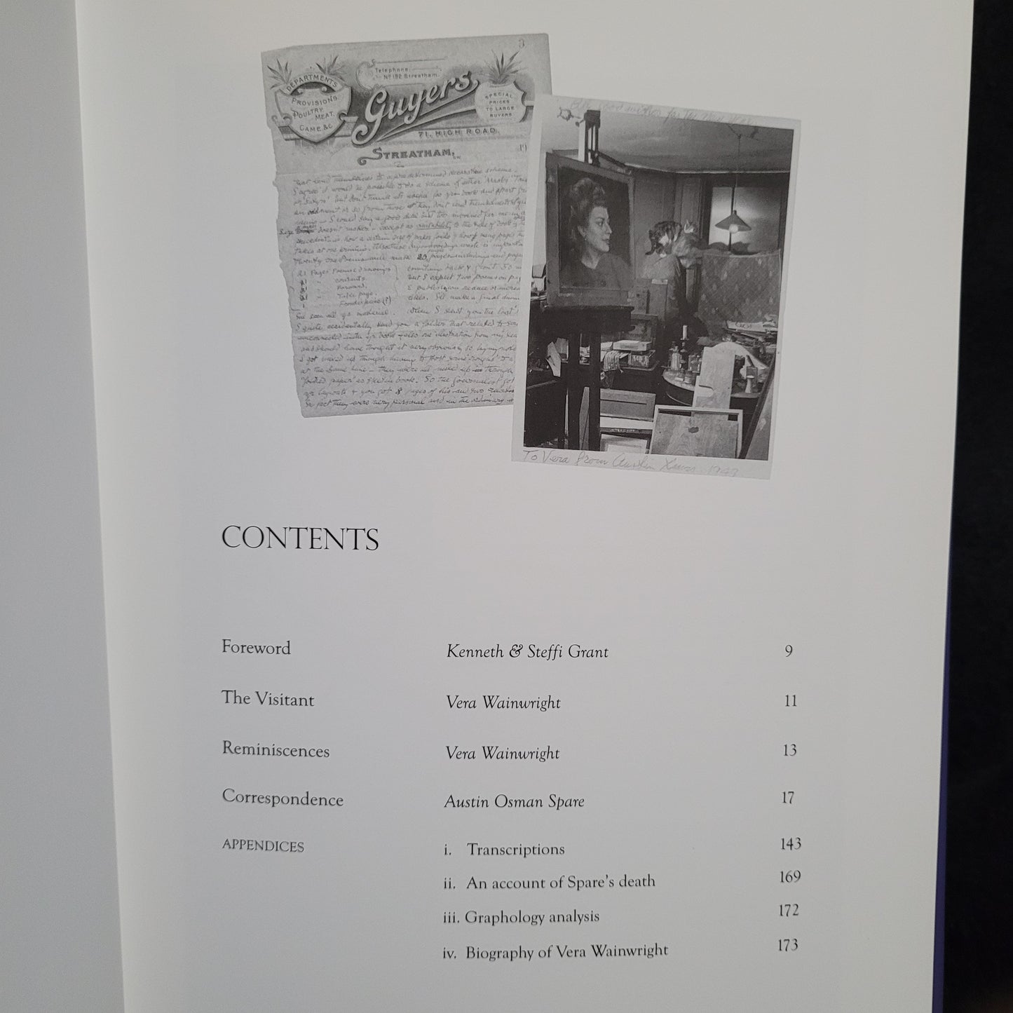 Dearest Vera: Facsimile Holograph Letters to Vera Wainwright by Austin Osman Spare (Fulgur Limited, 2010) Hardcover
