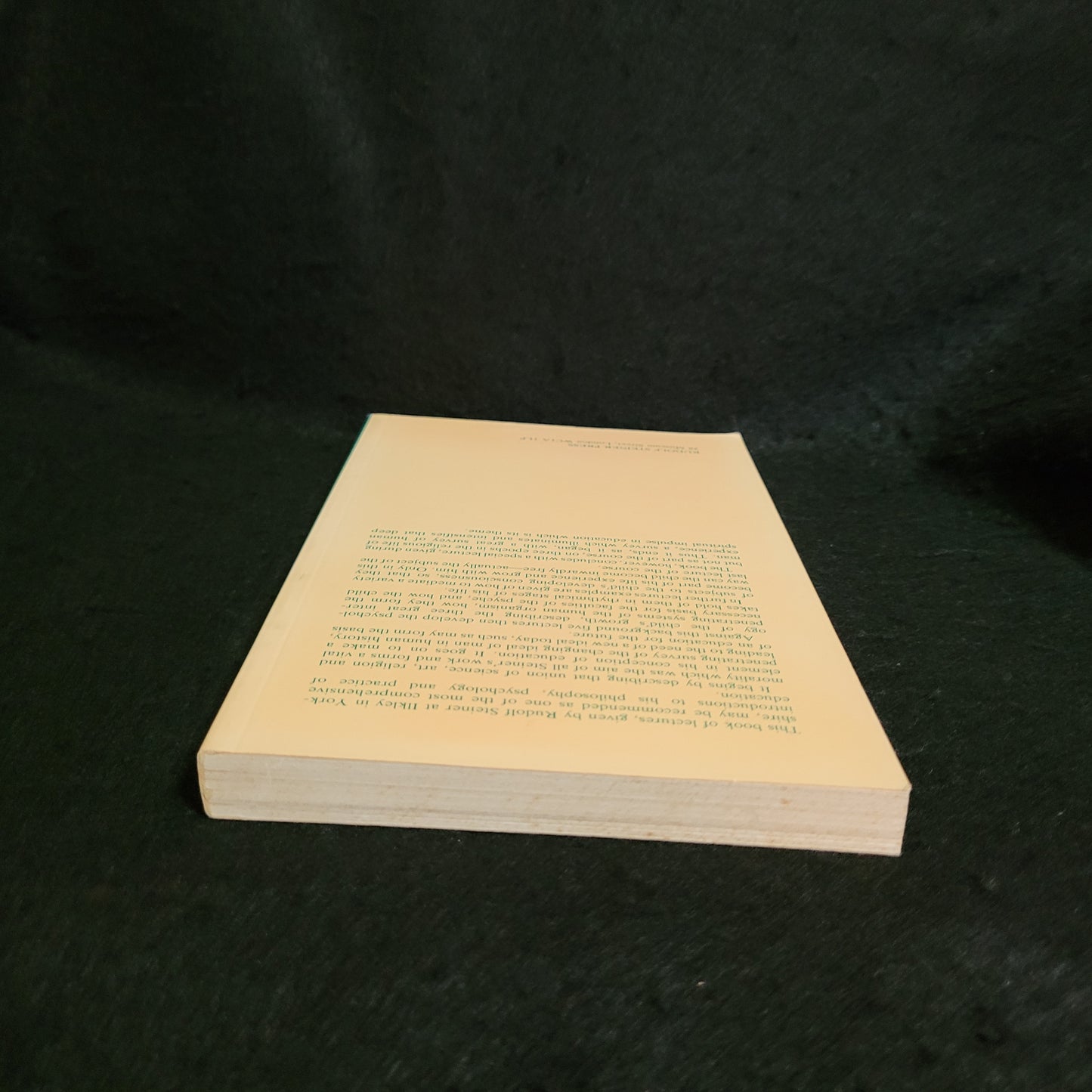 A Modern Art of Education by Rudolf Steiner (Rudolf Steiner Press, 1981) Paperback
