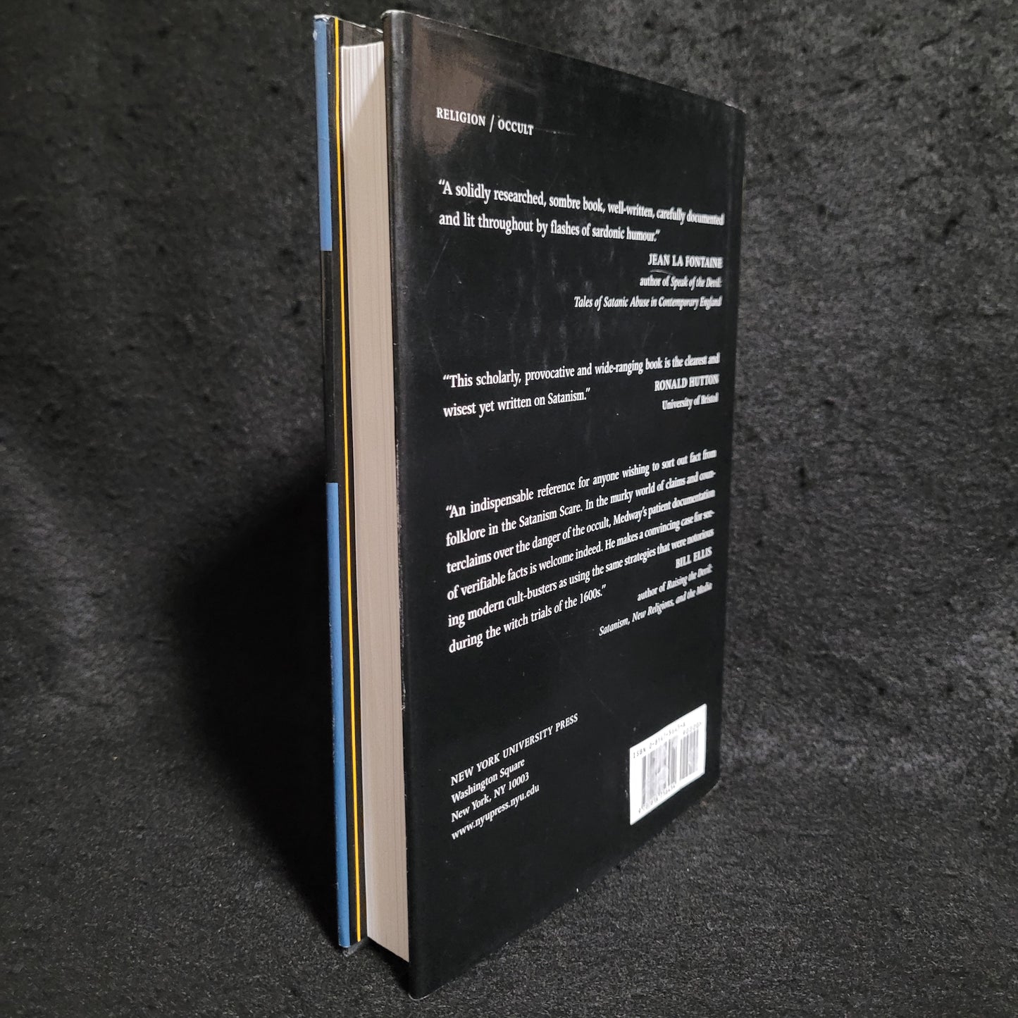 Lure of the Sinister: The Unnatural History of Satanism by Gareth J. Medway (New York University Press, 2001) Hardcover