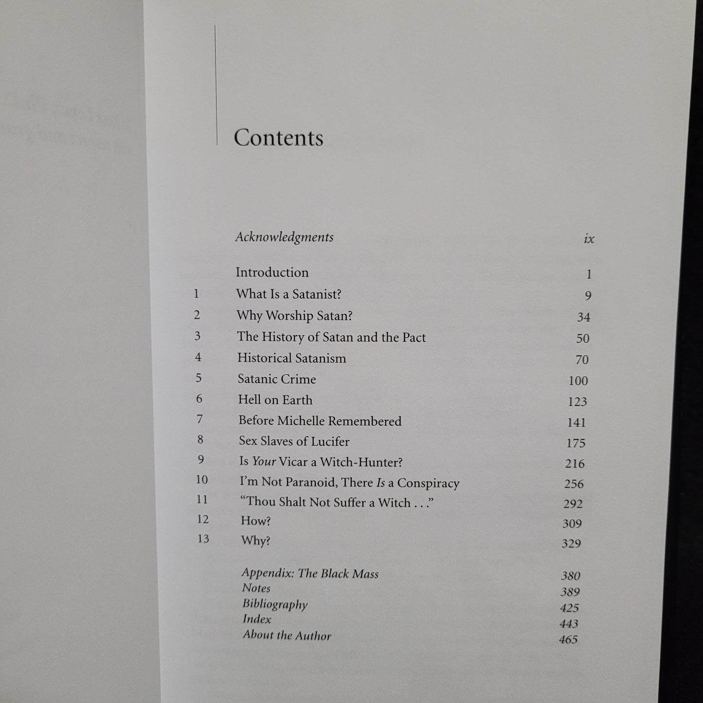 Lure of the Sinister: The Unnatural History of Satanism by Gareth J. Medway (New York University Press, 2001) Hardcover
