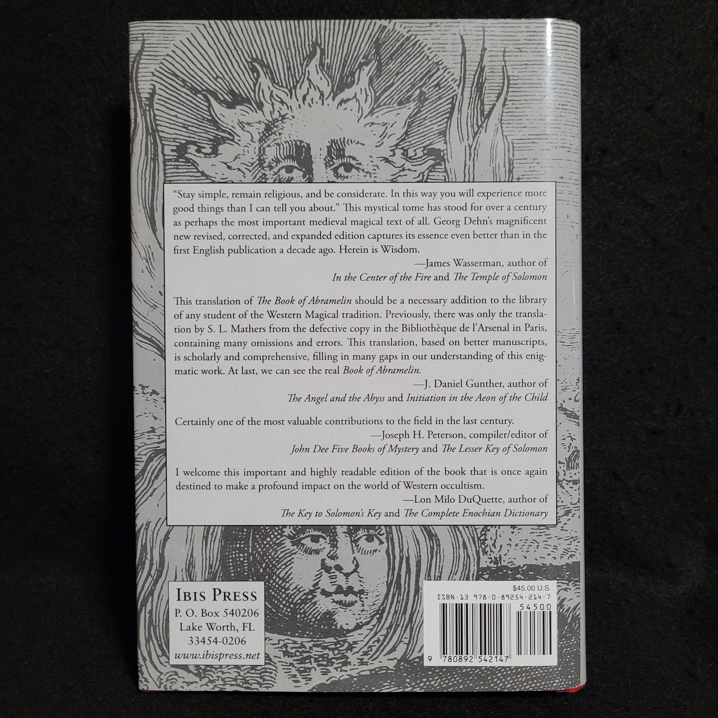 The Book of Abramelin: A New Translation Compiled and Edited by Georg Dehn (Ibis Press, 2015) Hardcover