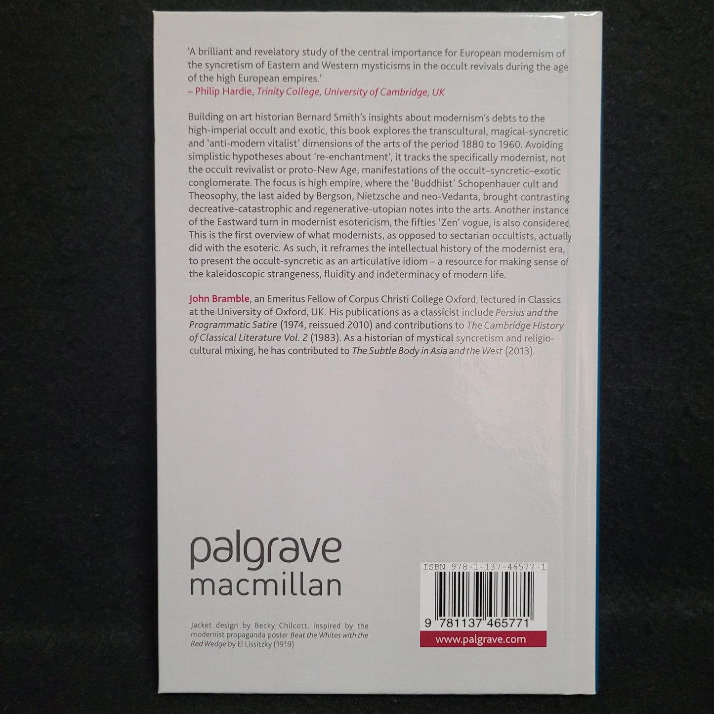 Modernism and the Occult by John Bramble (Palgrave Macmillan, 2015) Hardcover