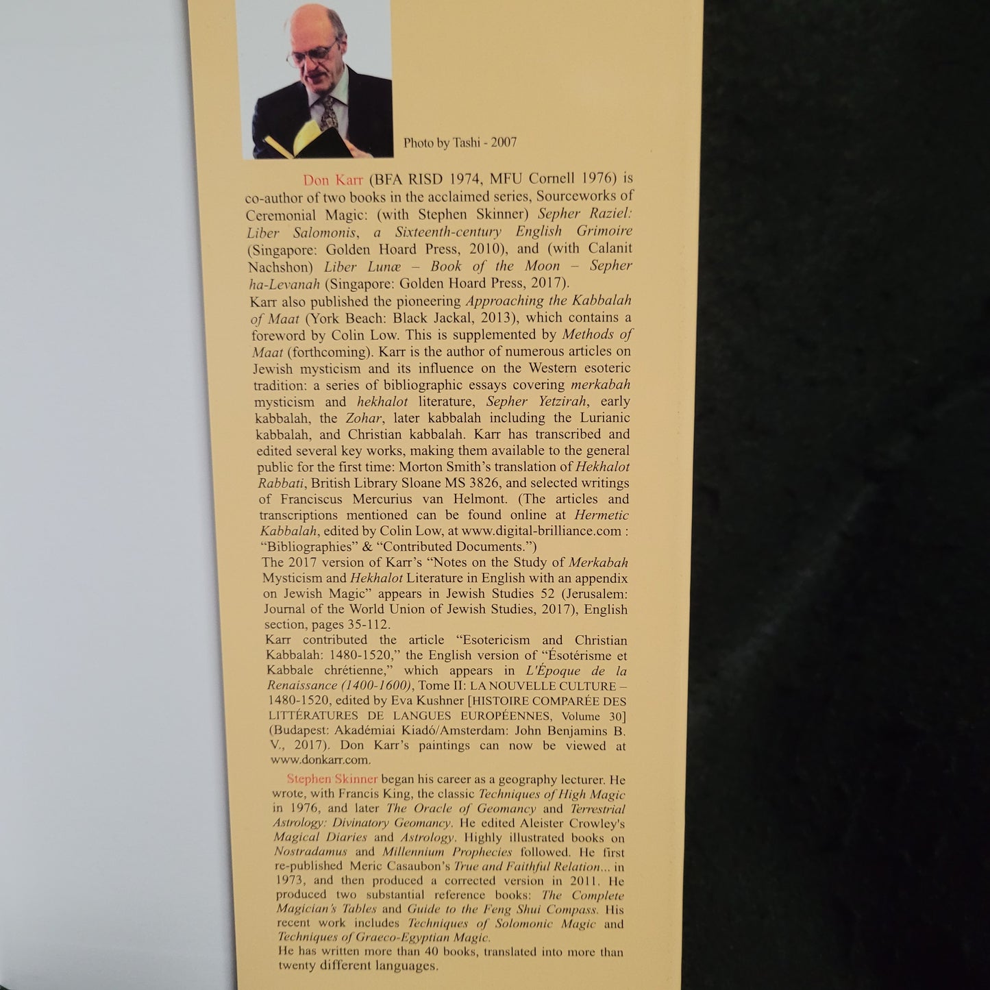 Sepher Raziel: Liber Salomonis: a sixteenth century English grimoire Sourceworks of Ceremonial Magic Volume 6 edited by Don Karr & Stephen Skinner (Golden Hoard Press, 2017) Hardcover