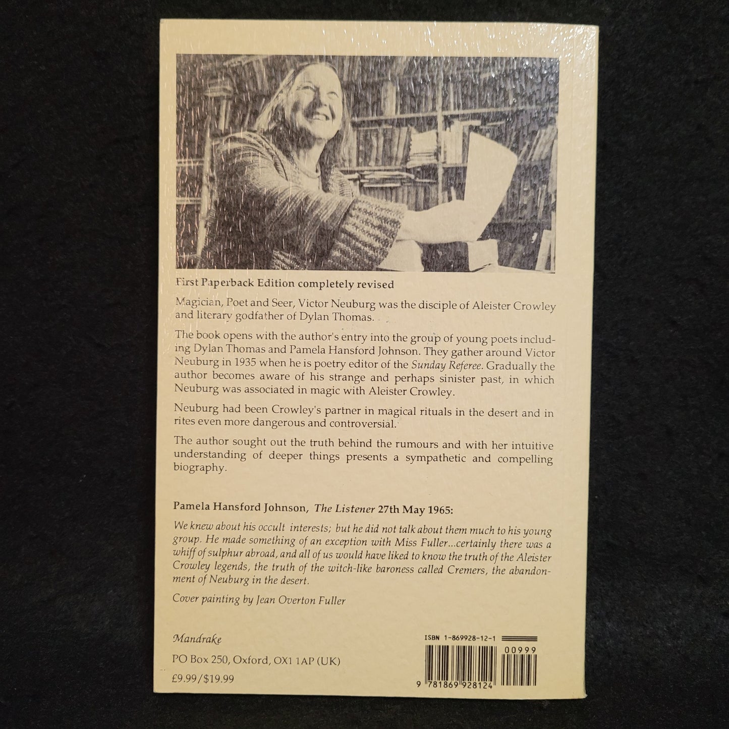 The Magical Dilemma of Victor Neuburg: A Biography by Jean Overton Fuller (Mandrake, 1990) Paperback
