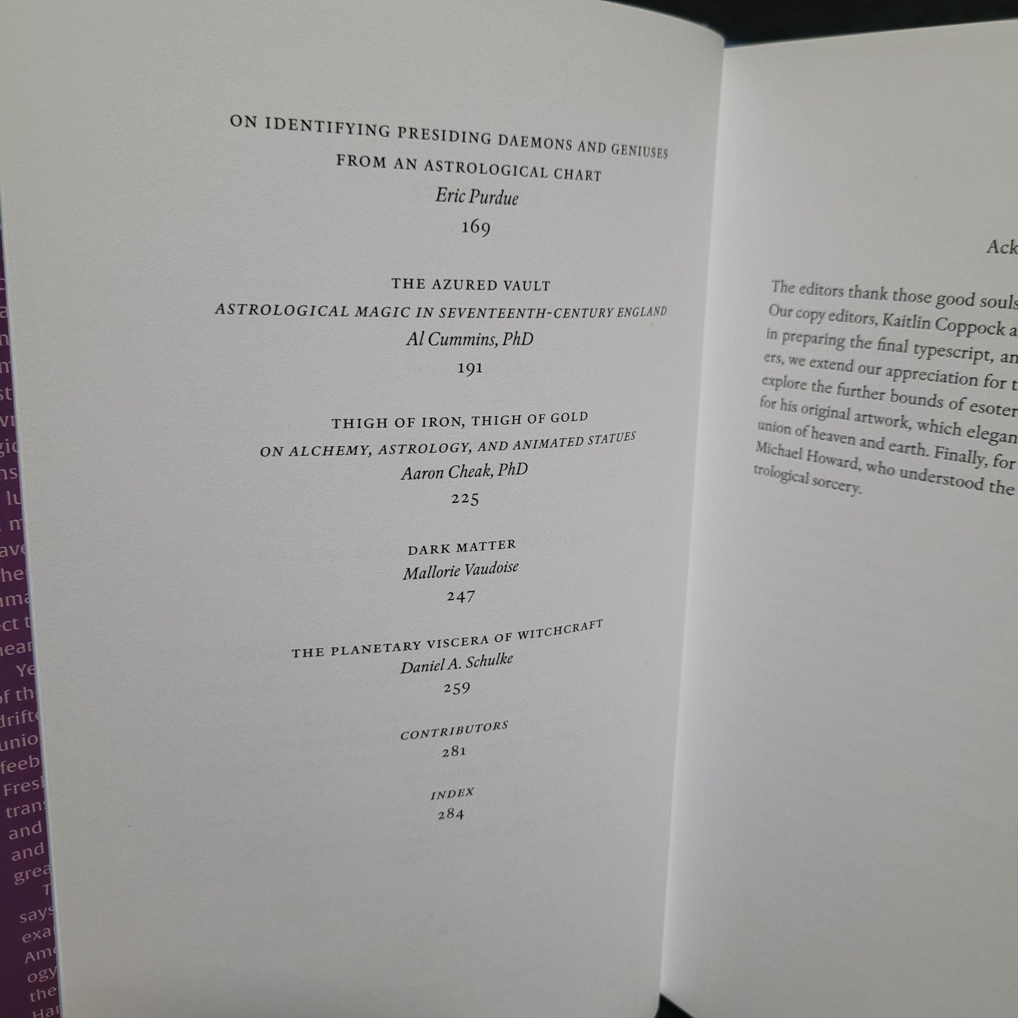 The Celestial Art: Essays on Astrological Magic Edited by Austin Coppock and Daniel A. Schulke (Three Hands Press, 2018) Hardcover Edition
