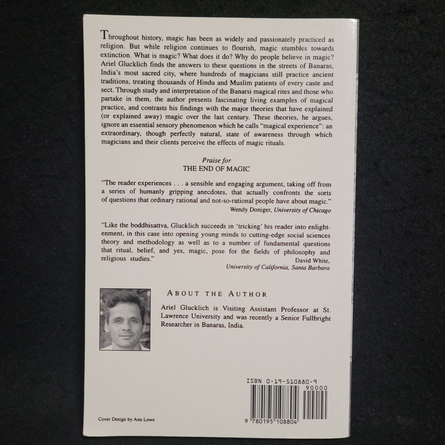 The End of Magic by Ariel Glucklich (Oxford University Press, 1997) Paperback