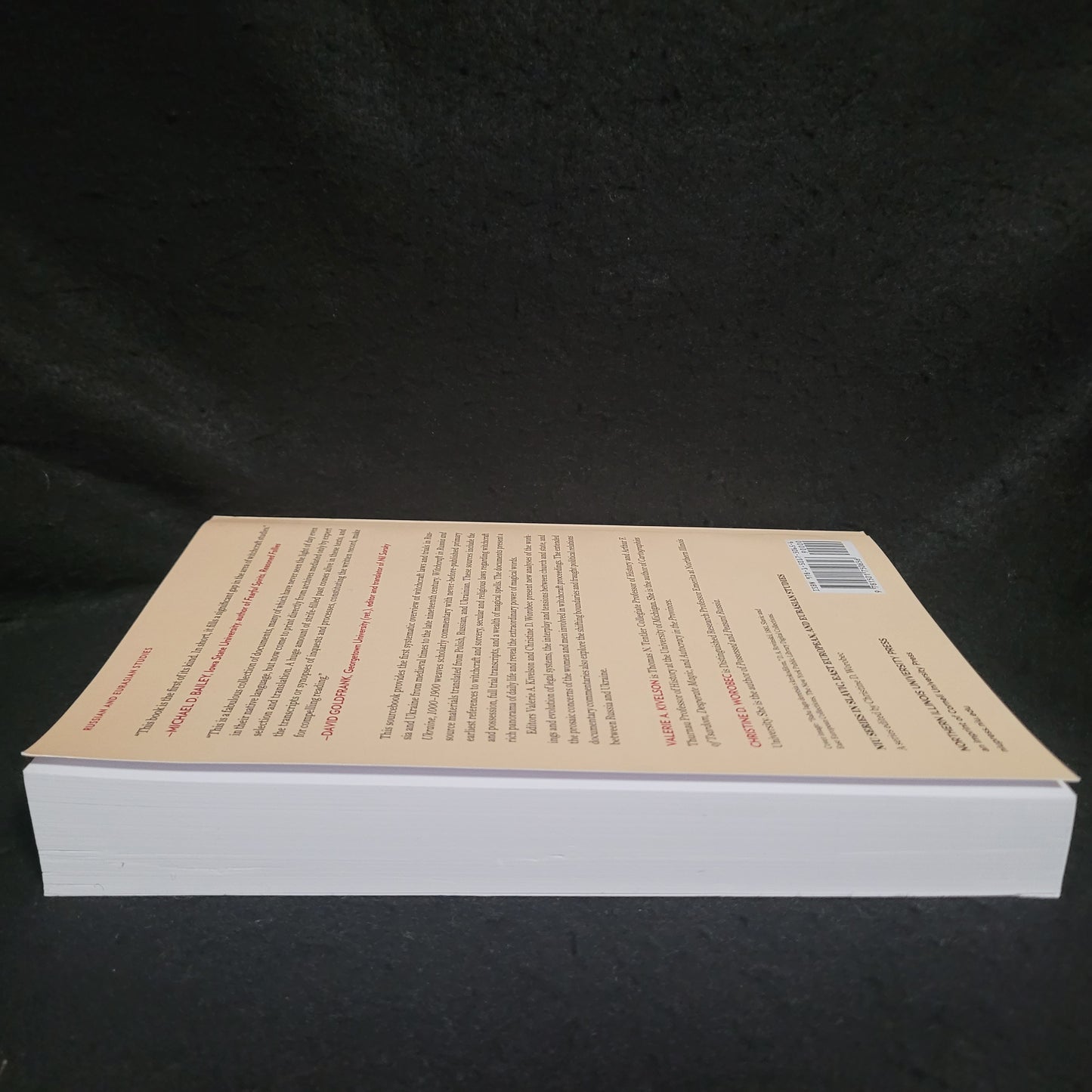 Witchcraft in Russia and Ukraine, 1000-1900:  Sourcebook Edited by Valerie A. Kivelson and Christine D. Worobec (Northern Illinois Press 2000) Paperback