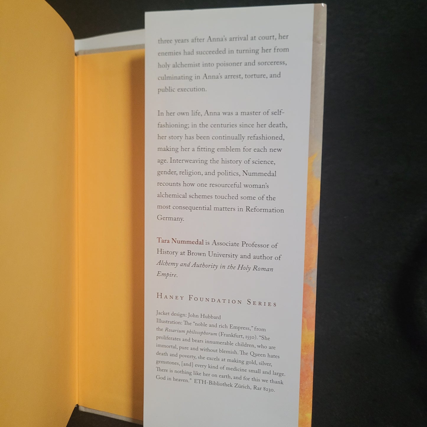 Anna Zieglerin and the Lion's Blood: Alchemy and End Times in Reformation Germany by Tara Nummedal (University of Pennsylvania Press, 2019) Hardcover