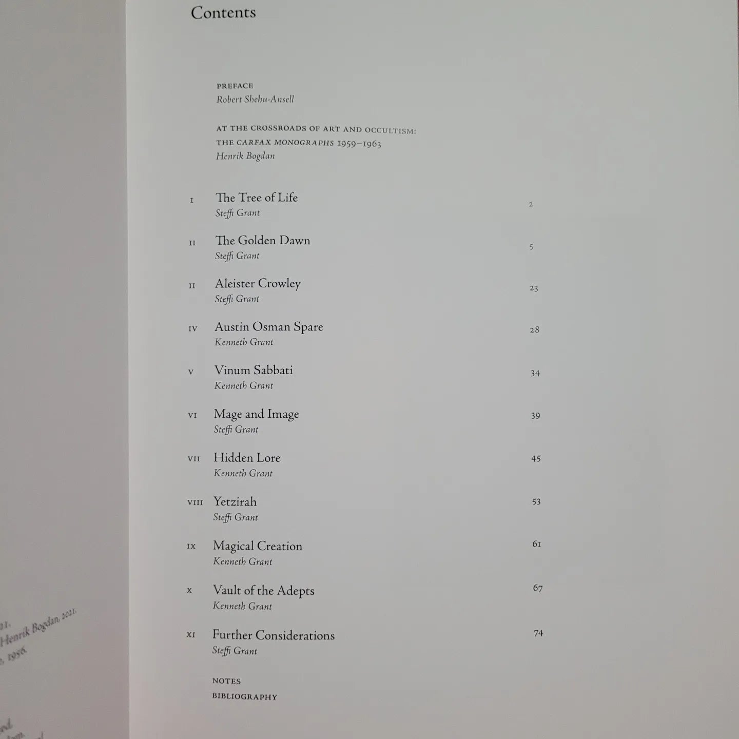 The Carfax Monographs: Essays and Images Exploring the Hidden Lore of the West by Steffi and Kenneth Grant (Fulgur Press, 2021) Special Edition Limited to 72 Copies