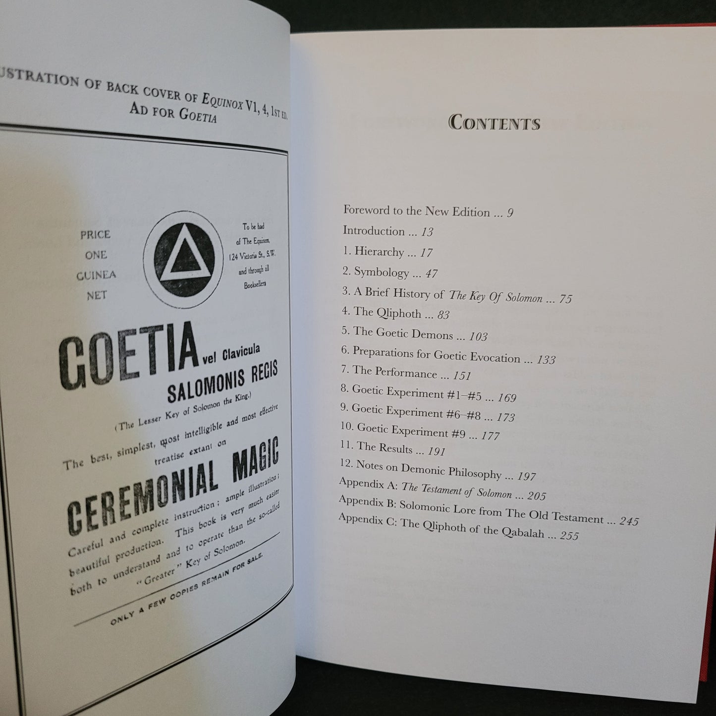 Goetic Evocation by Steve Savedow (Hadean Press, 2022) Limited Edition Hardcover