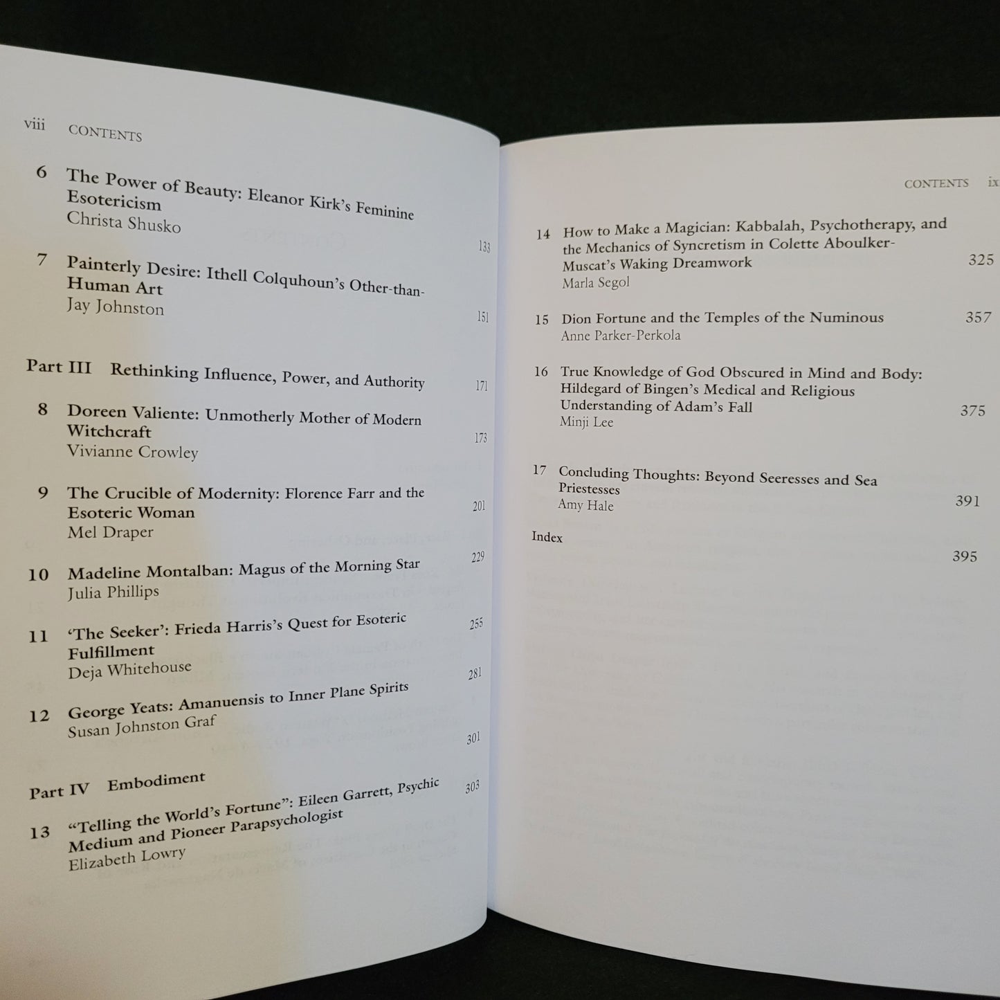 Essays on Women in Western Esotericism: Beyond Seeresses and Sea Priestesses Edited by Amy Hale (Palgrave Macmillan, 2021) Hardcover