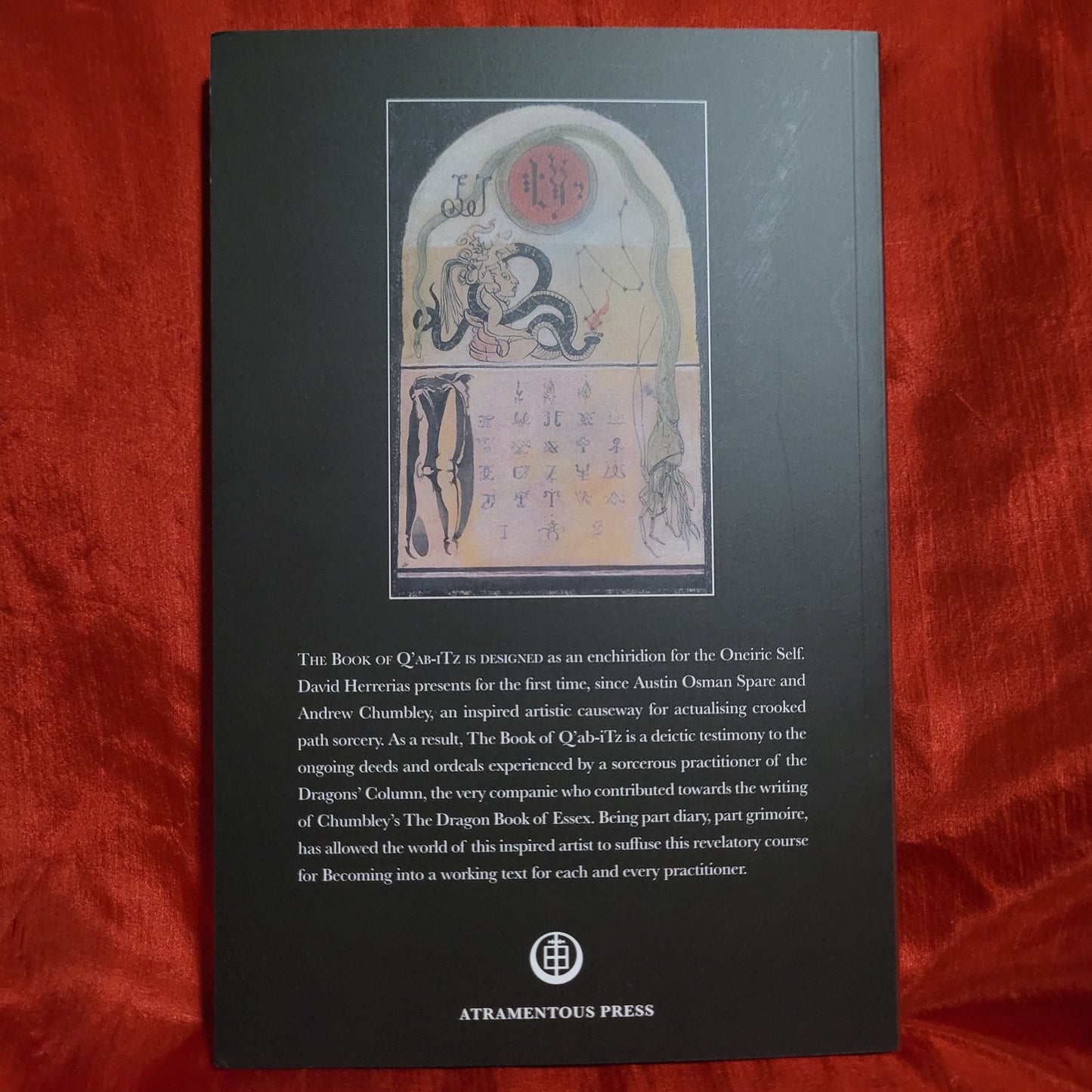 The Book of Q'Ab-iTz by David Herrerias (Atramentous Press, 2019) Paperback Edition