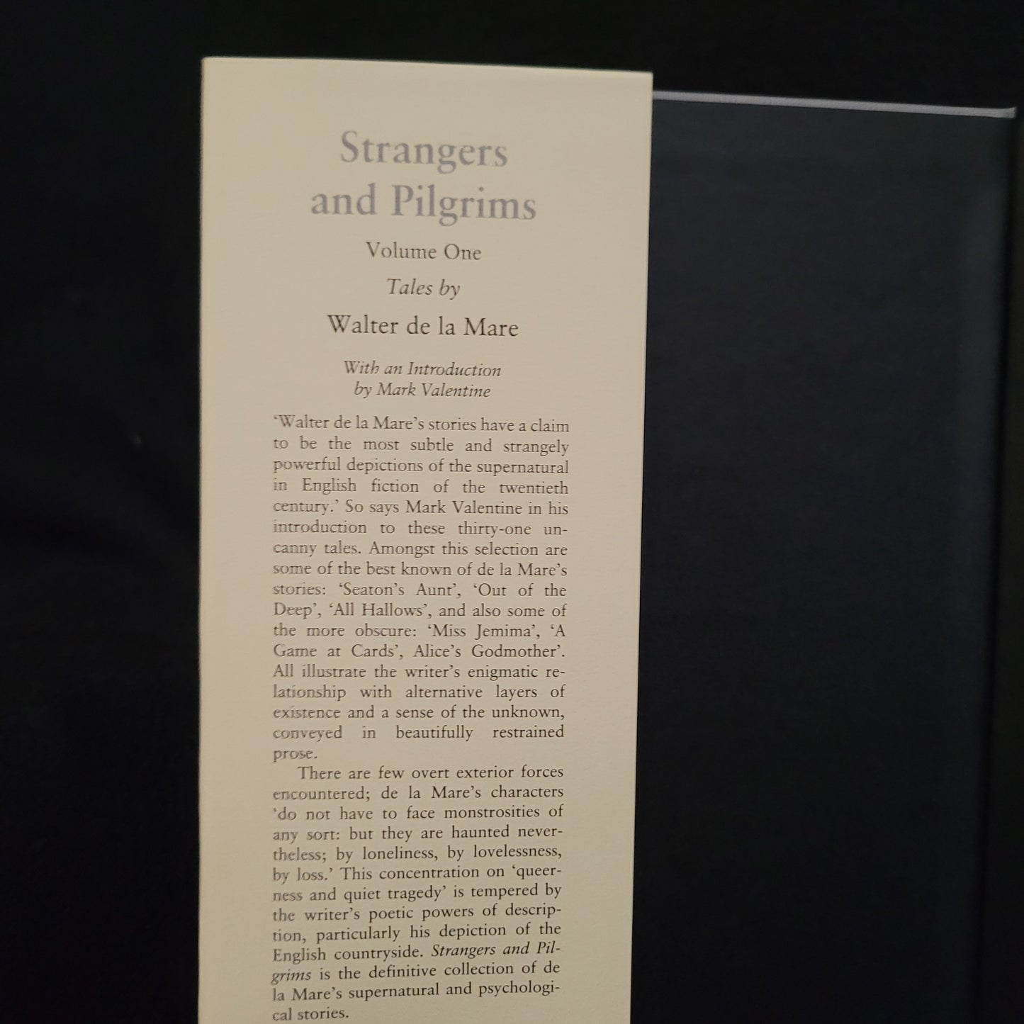 Strangers and Pilgrims: Tales by Walter de la Mare (Tartarus Press, 2022) Two Limited Edition Hardback Volumes in a Slipcase