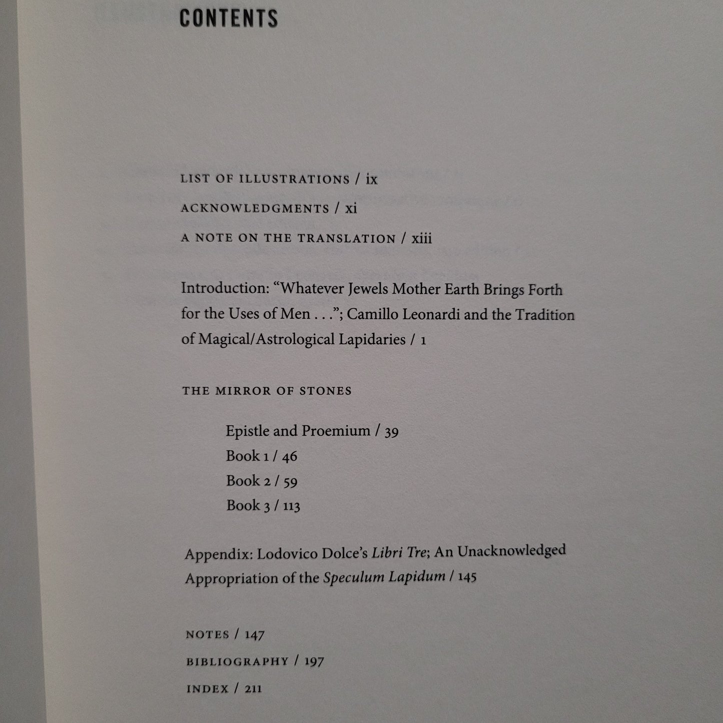 Speculum Lapidem: A Renaissance Treatise on the Healing Properties of Gemstones  by Camillo Leonardi (The Pennsylvania State University Press, 2023) Hardcover