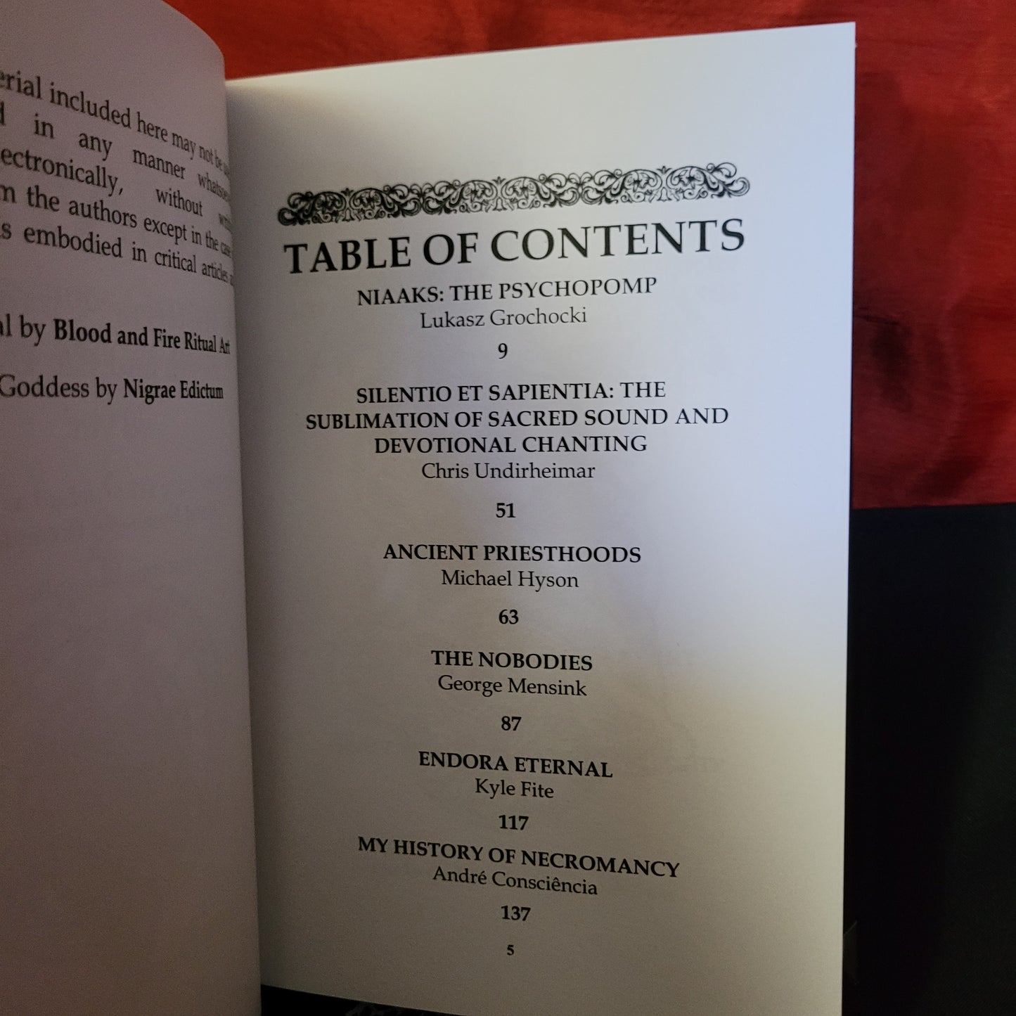 Sabbatica Volume VIII: The Mysterious Chants of Death and the Dead edited by Edgar Kerval (Sirius Limited Esoterica, 2023) Deluxe Edition