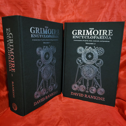 The Grimoire Encyclopedia: A Convocation of Spirits, Texts, Materials, and Practices by David Rankine (Hadean Press, 2023) Hardcover Edition Two Volume Set