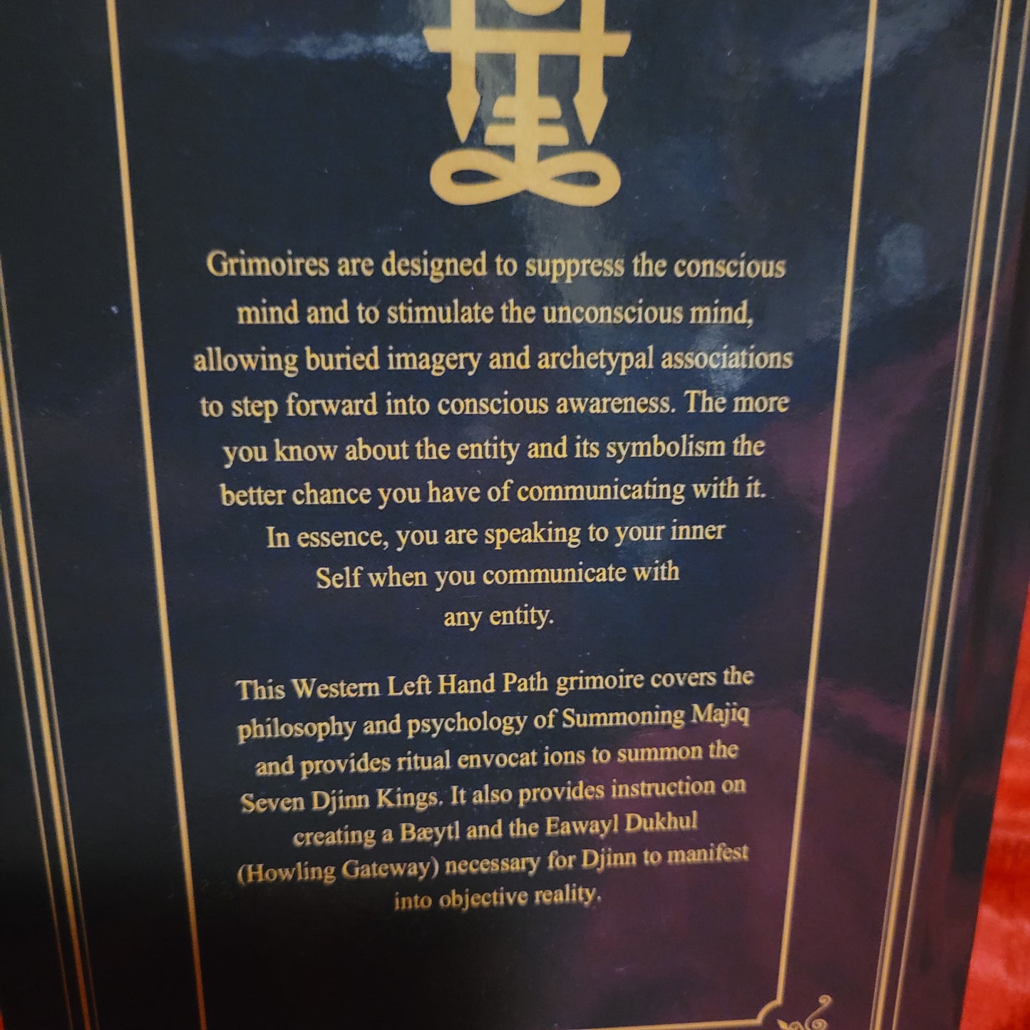 Summoning of the 7 Djinn Kings: A Western Left Hand Approach by Etu Malku (Sirius Limited Esoterica, 2022) Standard Hardcover Edition Limited to 111 Copies