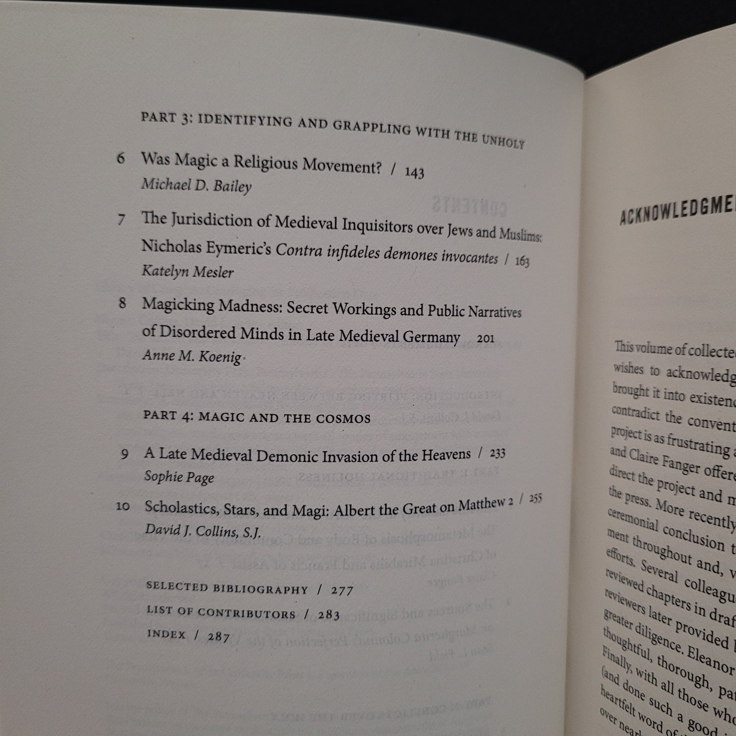 The Sacred & the Sinister: Studies in Medieval Religion and Magic edited by David J. Collins, S.J. (The Pennsylvania State University Press, 2019) Paperback