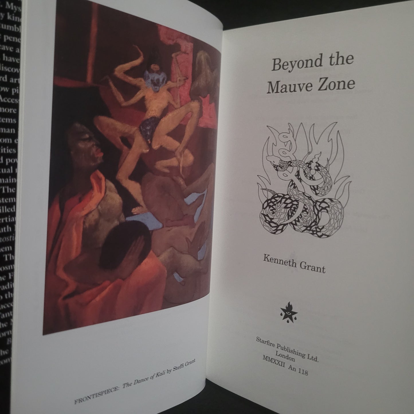 Beyond the Mauve Zone by Kenneth Grant (Starfire Publishing, 2022) Hardcover