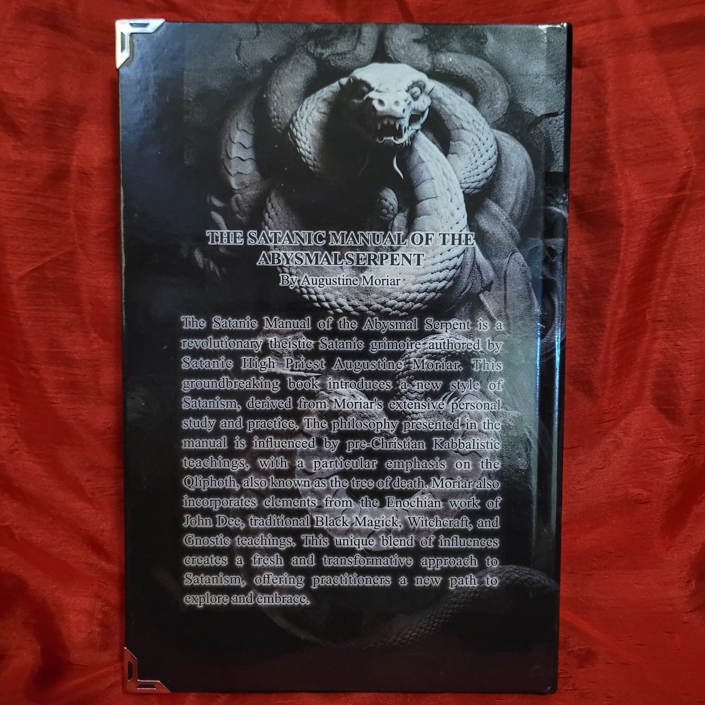 The Satanic Manual of the Abysmal Serpent by Augustine Moriar (Thanatos Publishing/Sirius Limited Esoterica, 2023) Standard Hardcover Edition