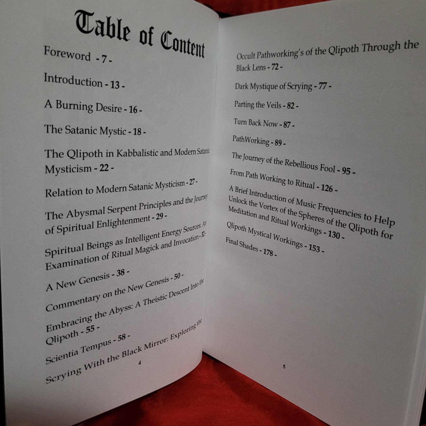 Dark Shades of the Soul: Satanic Qliphoth Mysticism by Augustine Moriar (Thanatos Publishing/Sirius Limited Esoterica, 2023) Standard Hardcover Edition