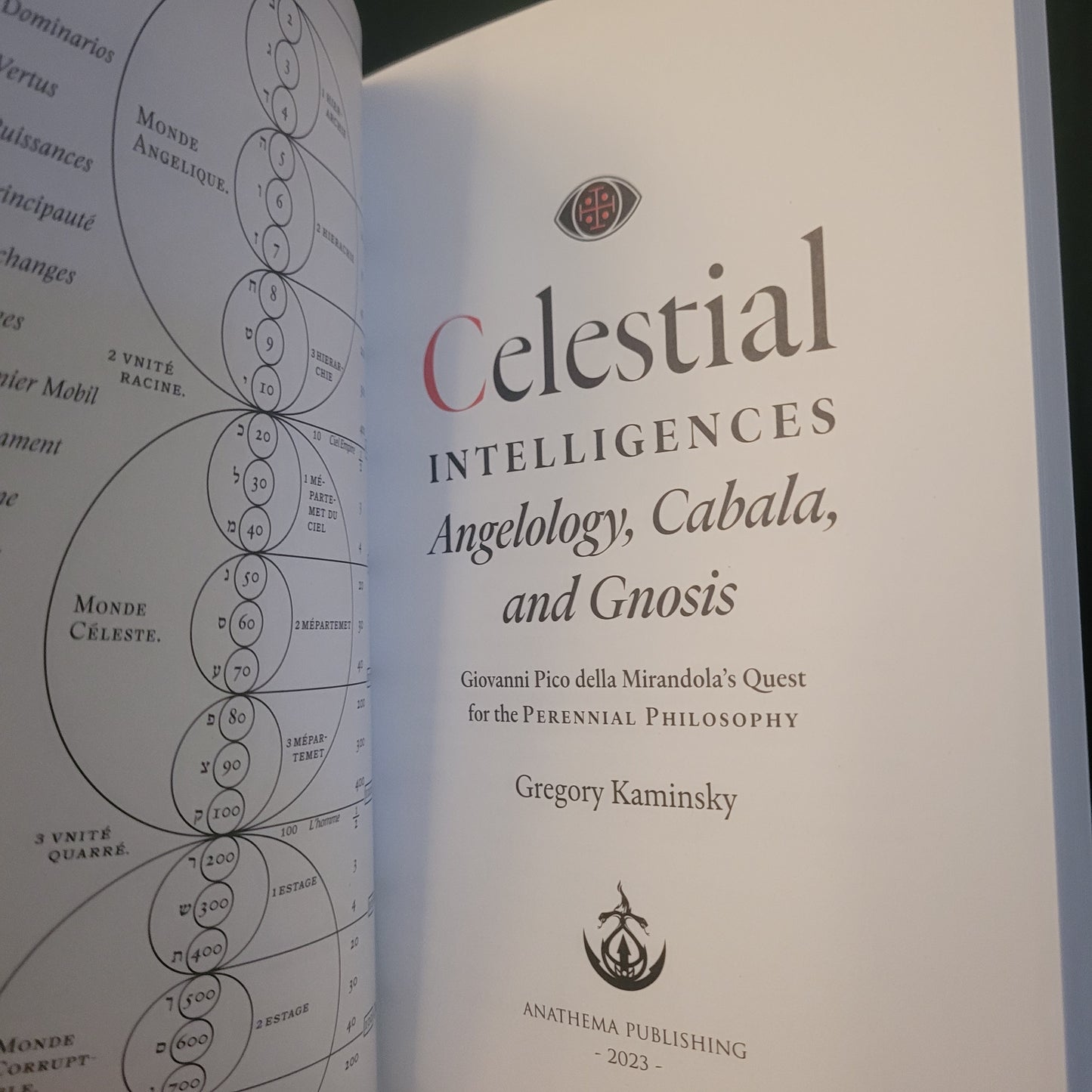 Celestial Intelligences: Angelology, Cabala, and Gnosis: Giovanni Pico della Mirandola's Quest for the Perennial Philosophy (Anathema Publishing, 2023) Paperback Edition