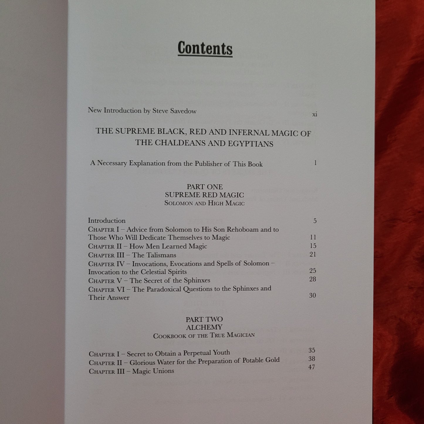 The Supreme Black, Red and Infernal Magic of the Chaldeans and Egyptians translated by Steve Savedow (Hadean Press, 2022) Hardcover Edition