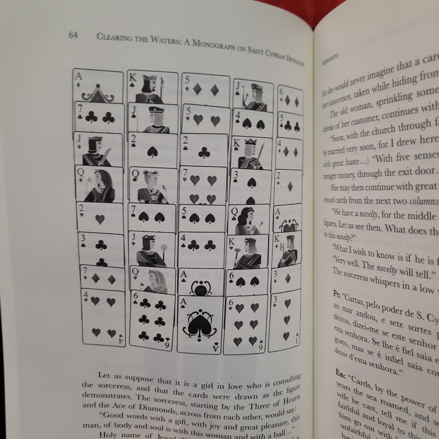 In Clearing the Waters: A Monograph on Saint Cyprian Divination from the 17th to the 19th Century by José Leitão (Hadean Press, 2022) Hardcover Edition