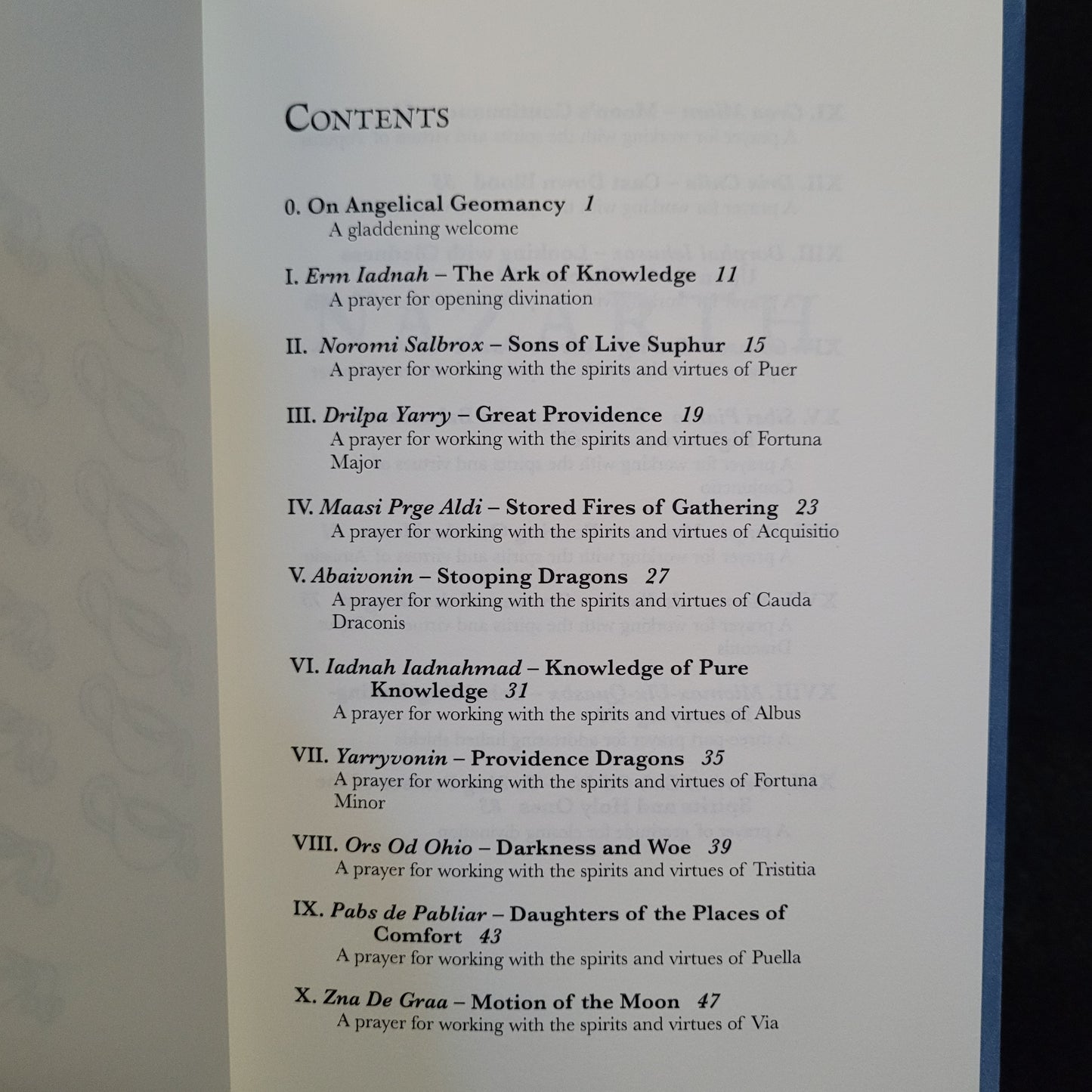 Nazarth: Pillars of Gladness, or, A Geomancer's Angelical Psalter of Calls by Alexander Cummins (Hadean Press, 2022) Limited Edition Hardcover