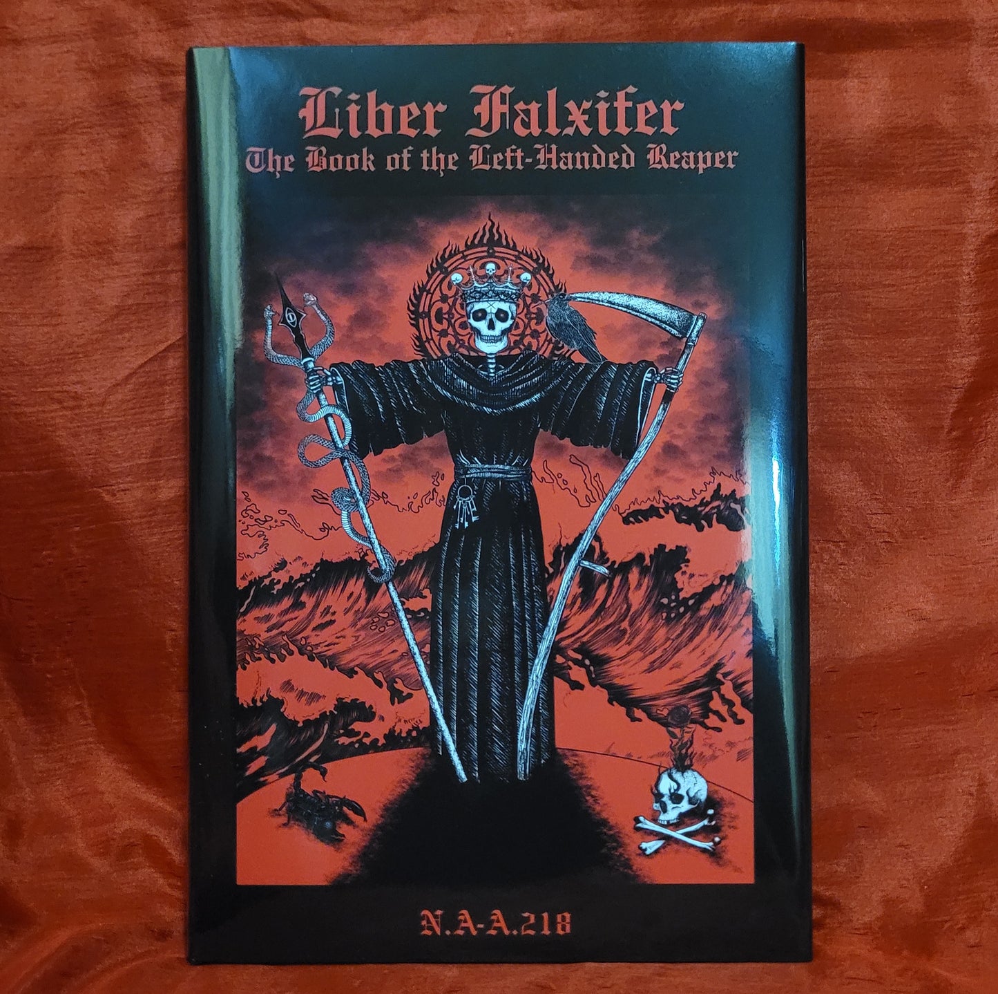 Liber Falxifer: The Book of the Left-Handed Reaper by N.A-A.218 (Ixaxaar Occult Literature, 2021) Limited Edtion Hardcover