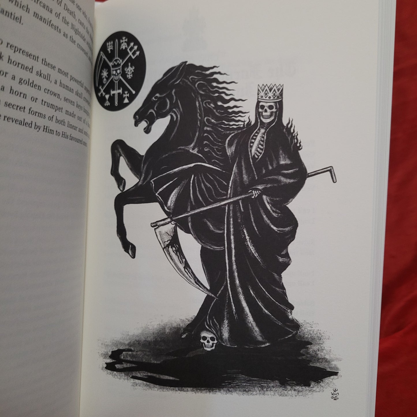 Liber Falxifer: The Book of the Left-Handed Reaper by N.A-A.218 (Ixaxaar Occult Literature, 2021) Limited Edtion Hardcover