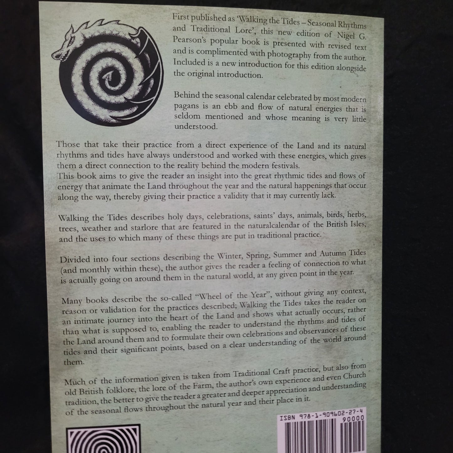 Walking the Tides: Seasonal Magical Rhythms and Lore by Nigel G. Pearson (Troy Books, 2017) Paperback Edition